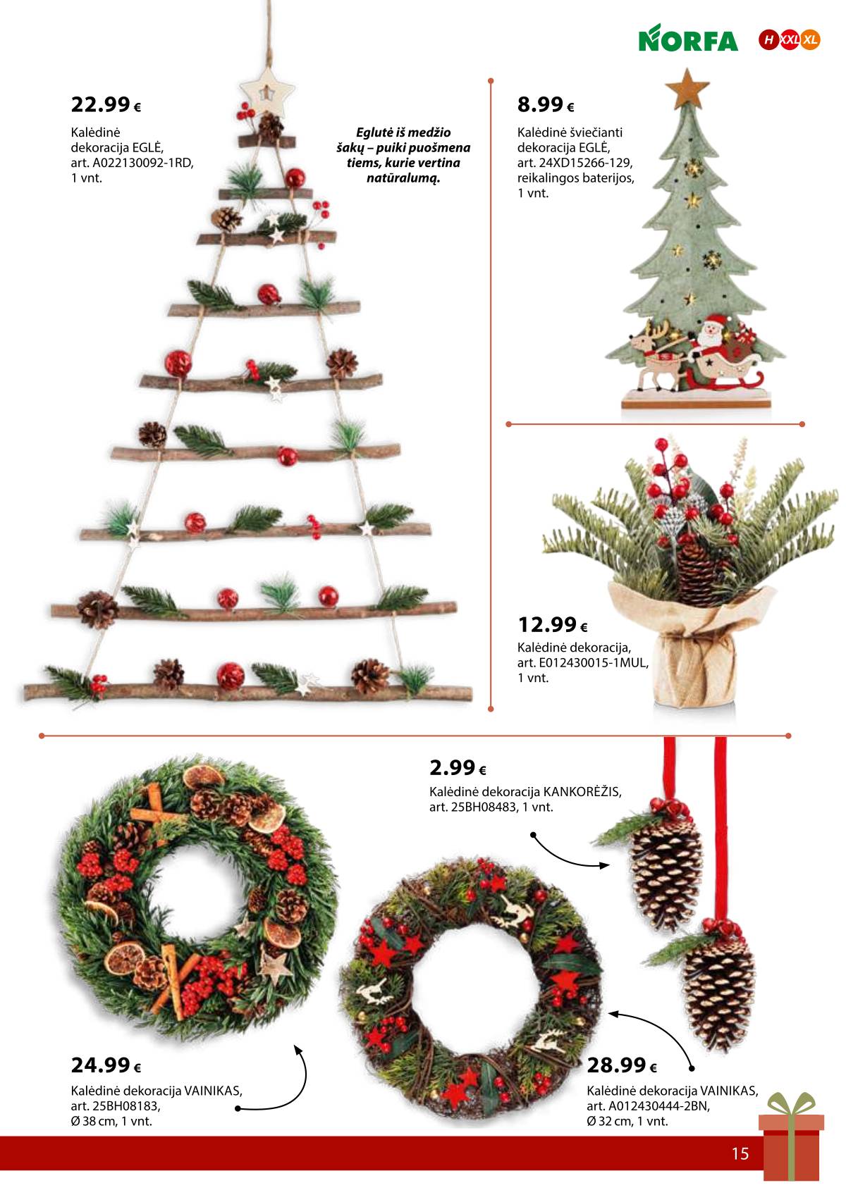 Norfa - IŠSIRINK SAVO KALĖDAS 15 puslapis