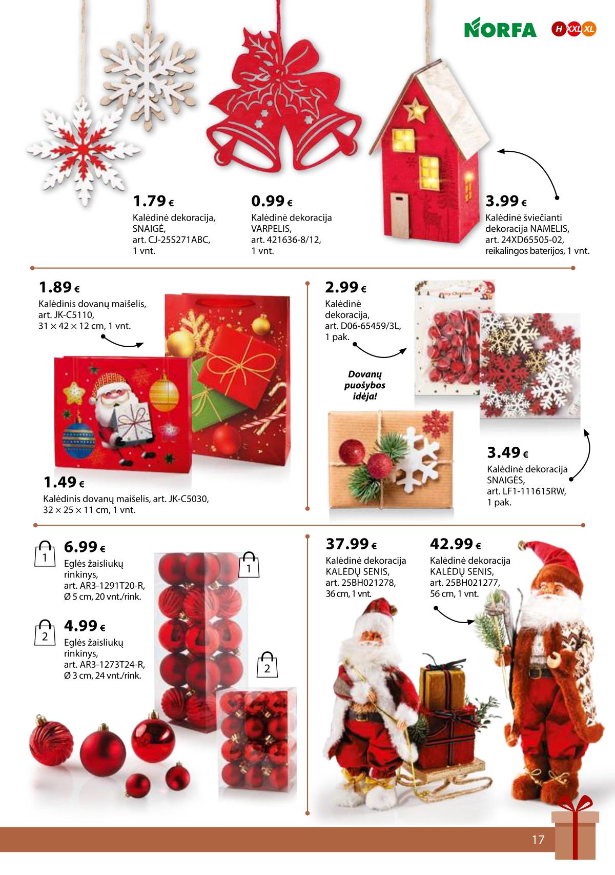 Norfa - IŠSIRINK SAVO KALĖDAS 17 puslapis