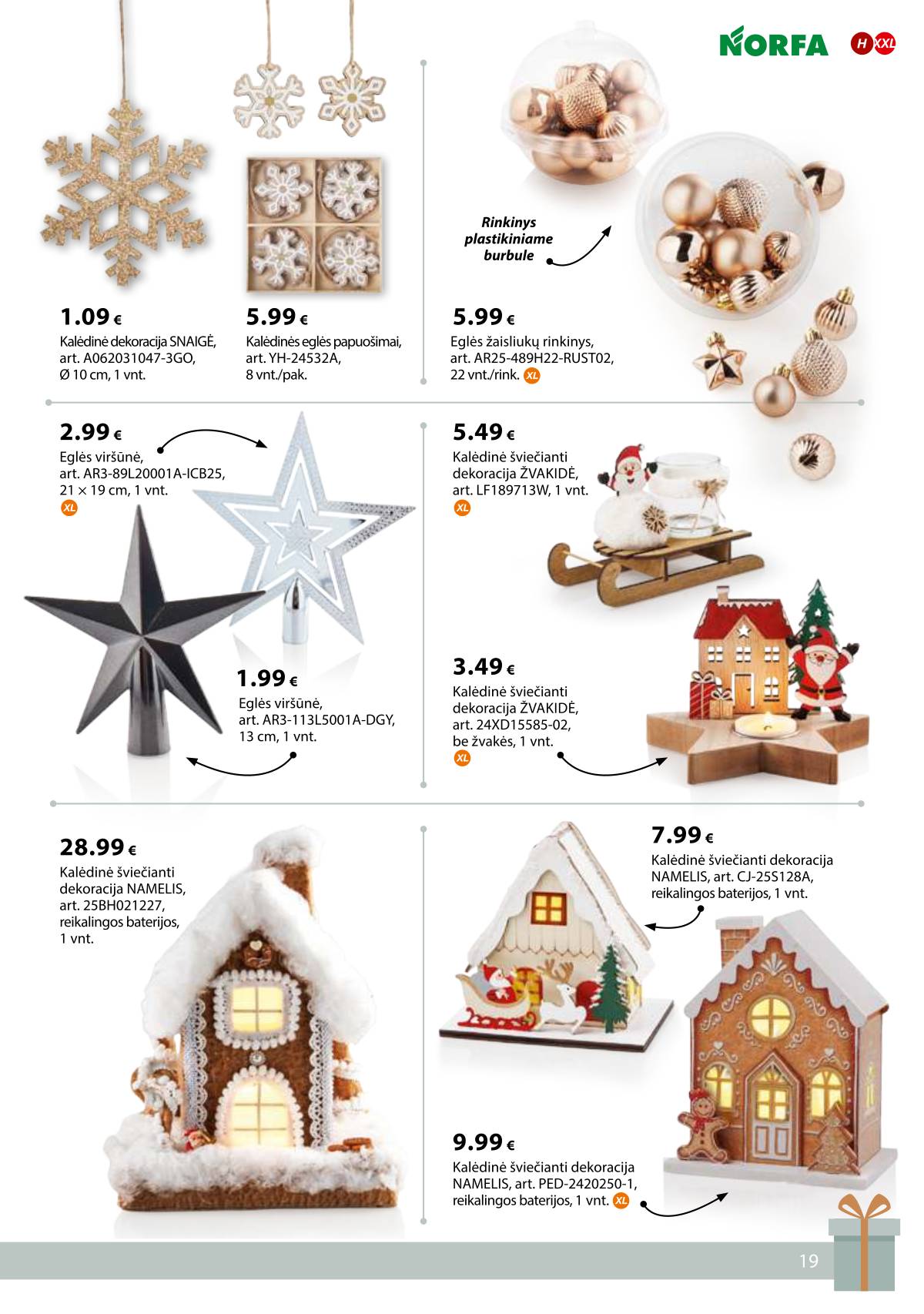 Norfa - IŠSIRINK SAVO KALĖDAS 19 puslapis