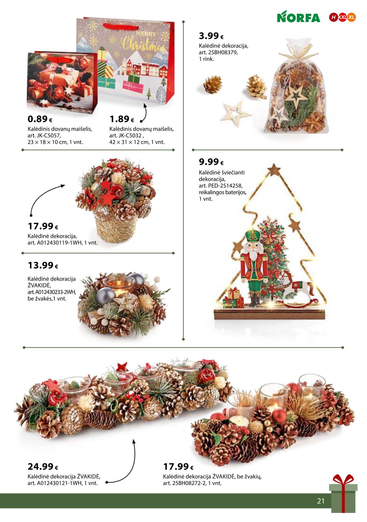 Norfa - IŠSIRINK SAVO KALĖDAS 21 puslapis