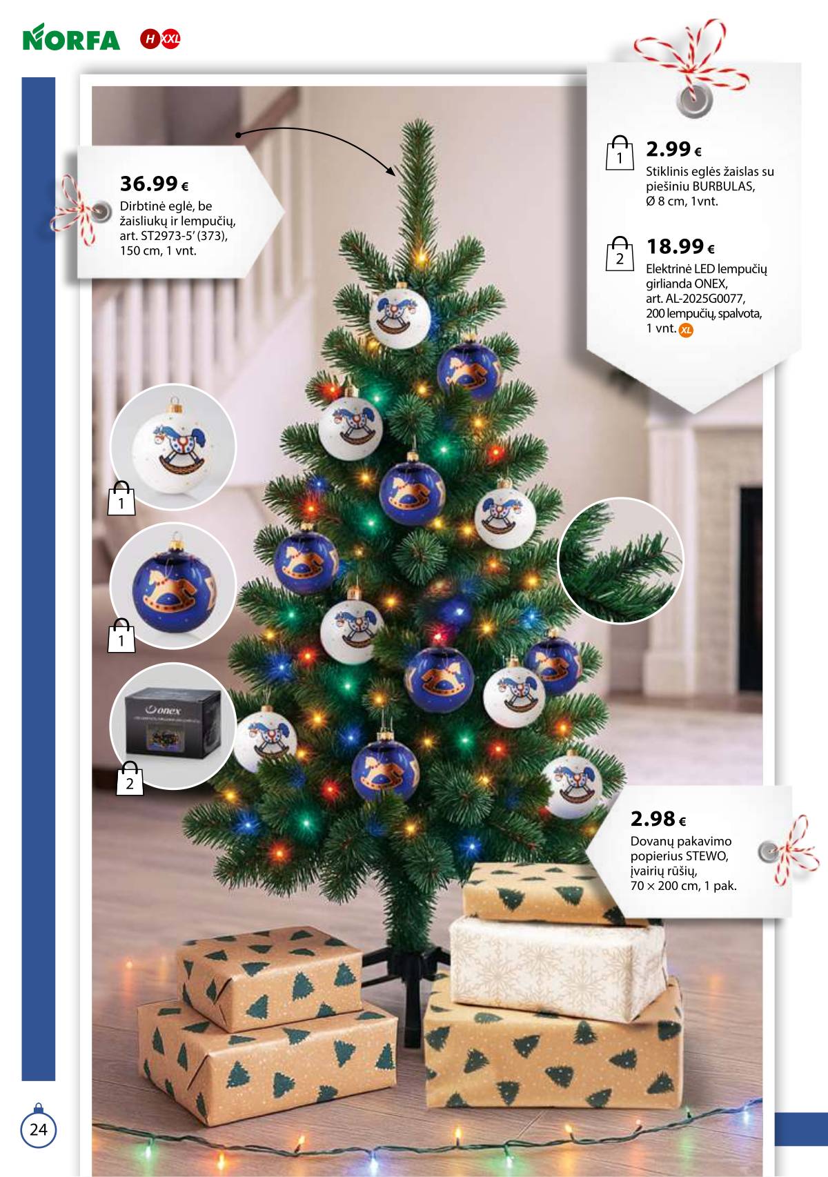 Norfa - IŠSIRINK SAVO KALĖDAS 24 puslapis