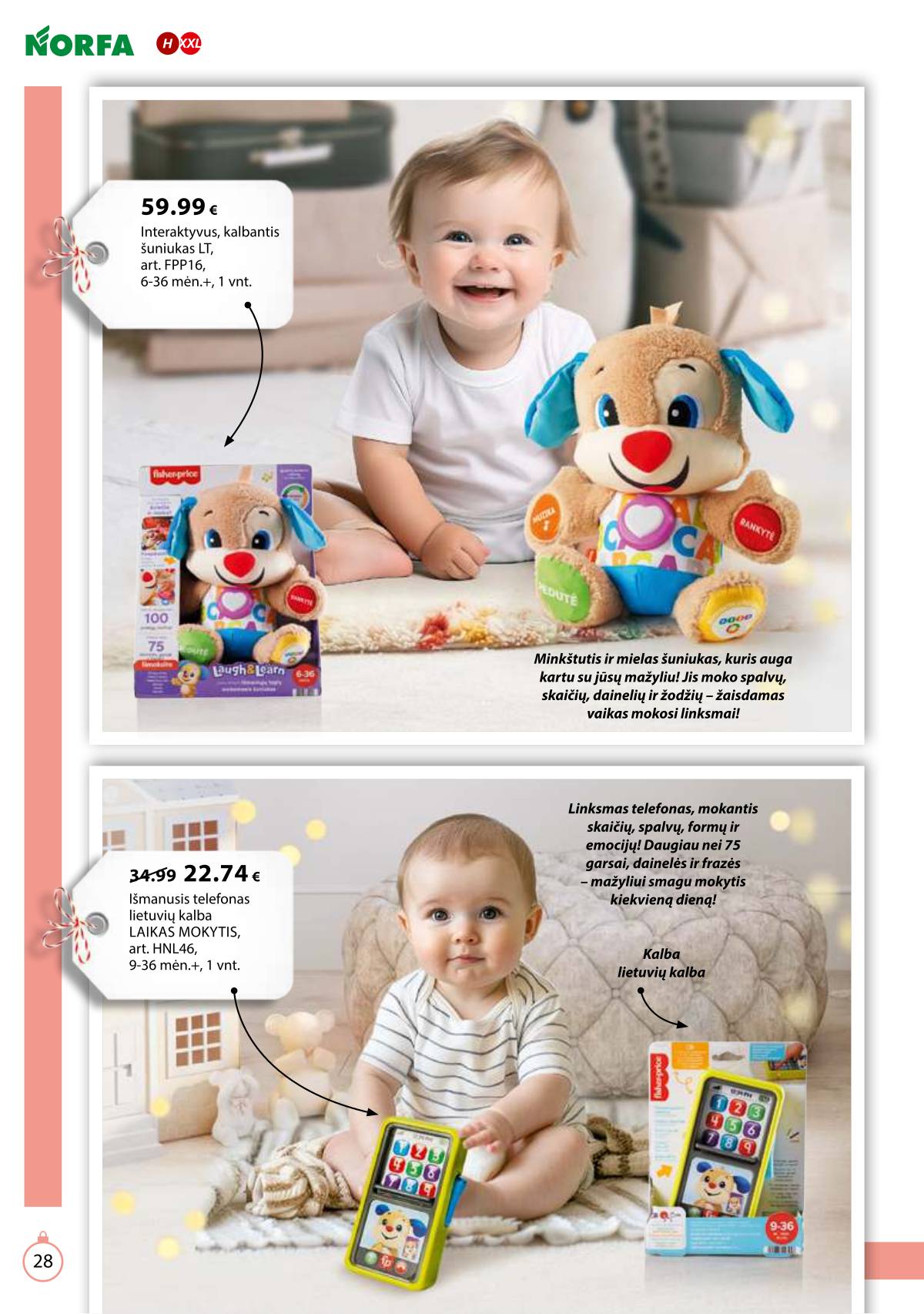 Norfa - IŠSIRINK SAVO KALĖDAS 28 puslapis