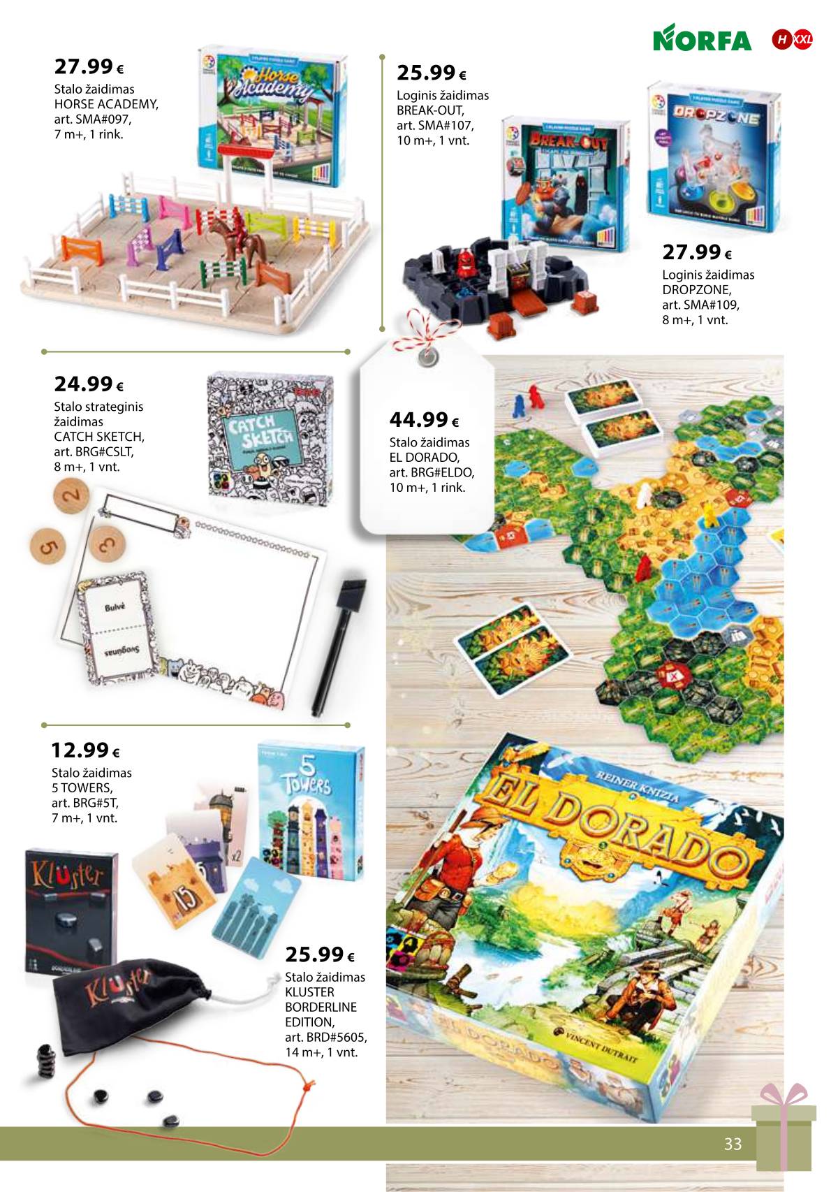 Norfa - IŠSIRINK SAVO KALĖDAS 33 puslapis