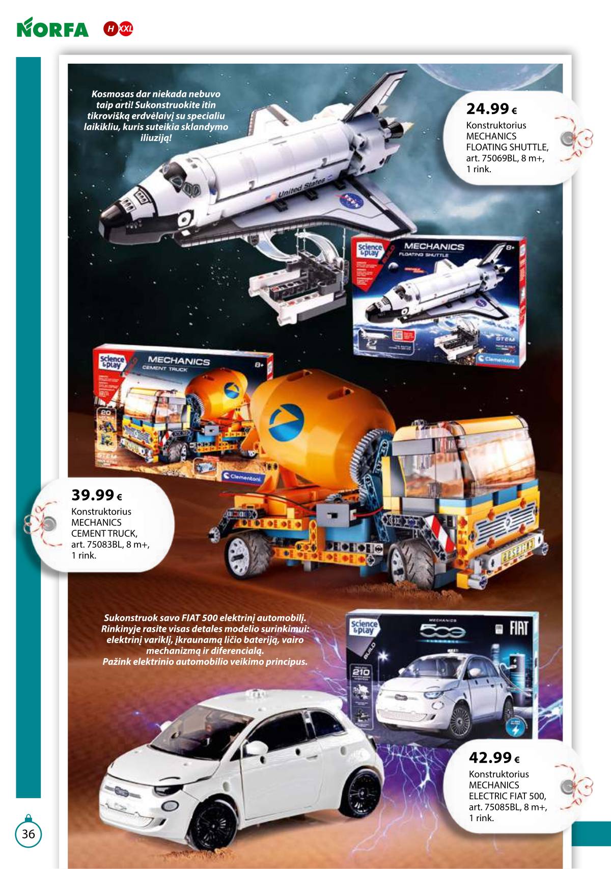 Norfa - IŠSIRINK SAVO KALĖDAS 36 puslapis