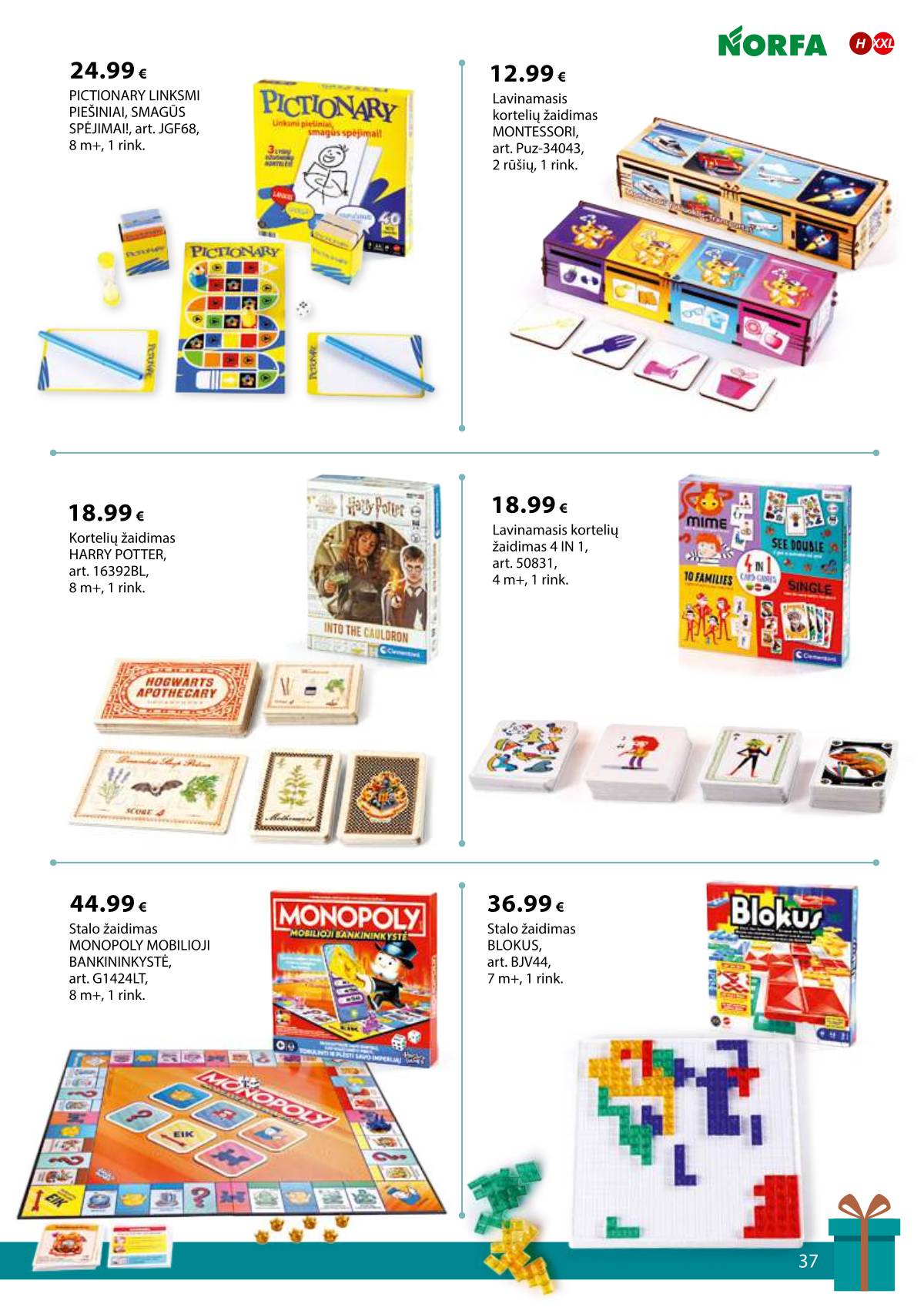 Norfa - IŠSIRINK SAVO KALĖDAS 37 puslapis