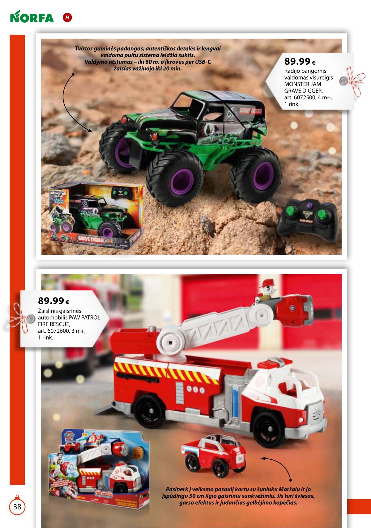 Norfa - IŠSIRINK SAVO KALĖDAS 38 puslapis