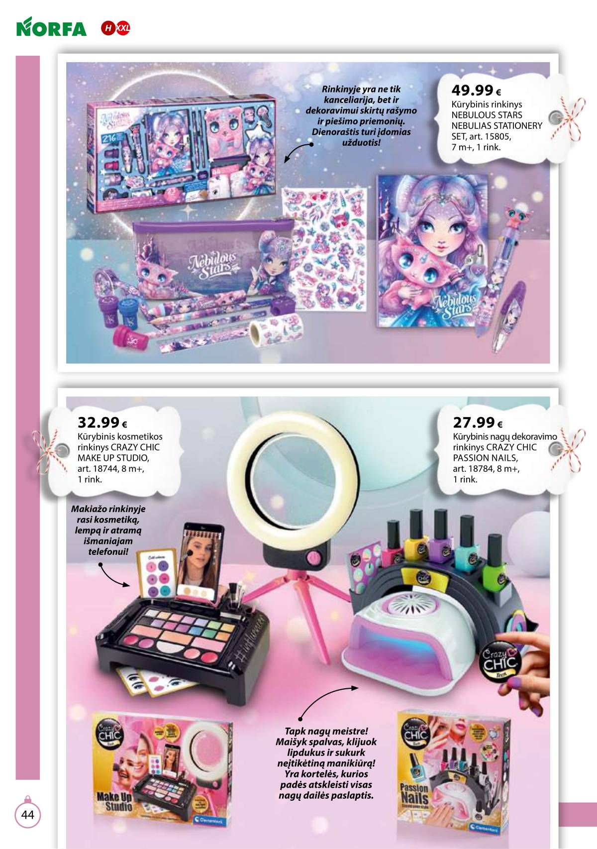 Norfa - IŠSIRINK SAVO KALĖDAS 44 puslapis