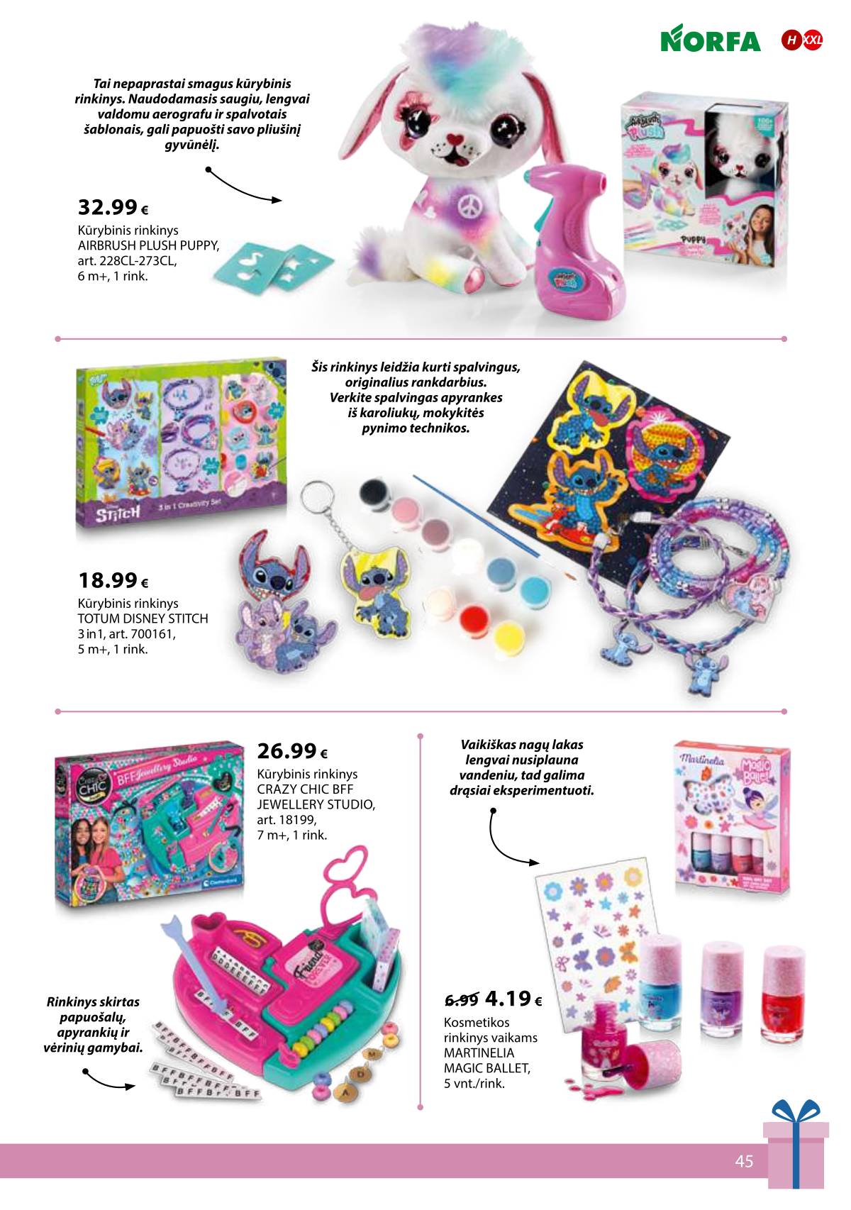 Norfa - IŠSIRINK SAVO KALĖDAS 45 puslapis