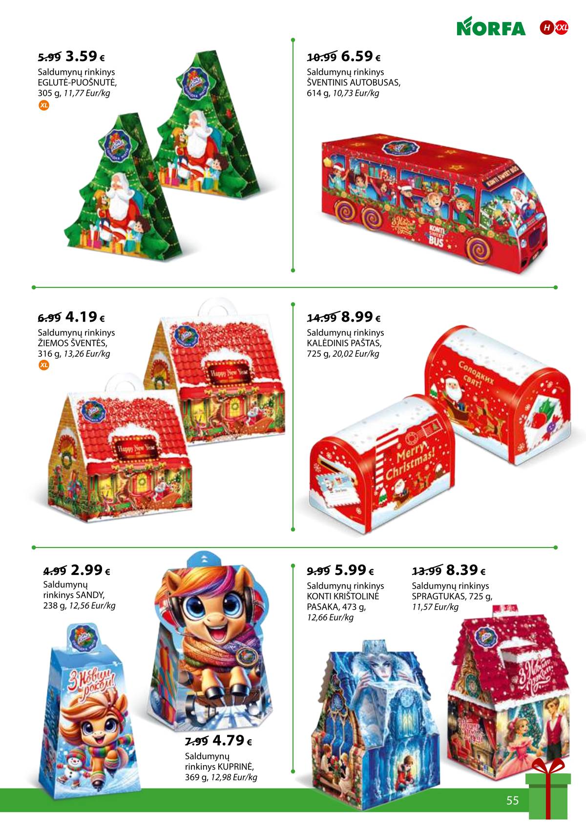 Norfa - IŠSIRINK SAVO KALĖDAS 55 puslapis