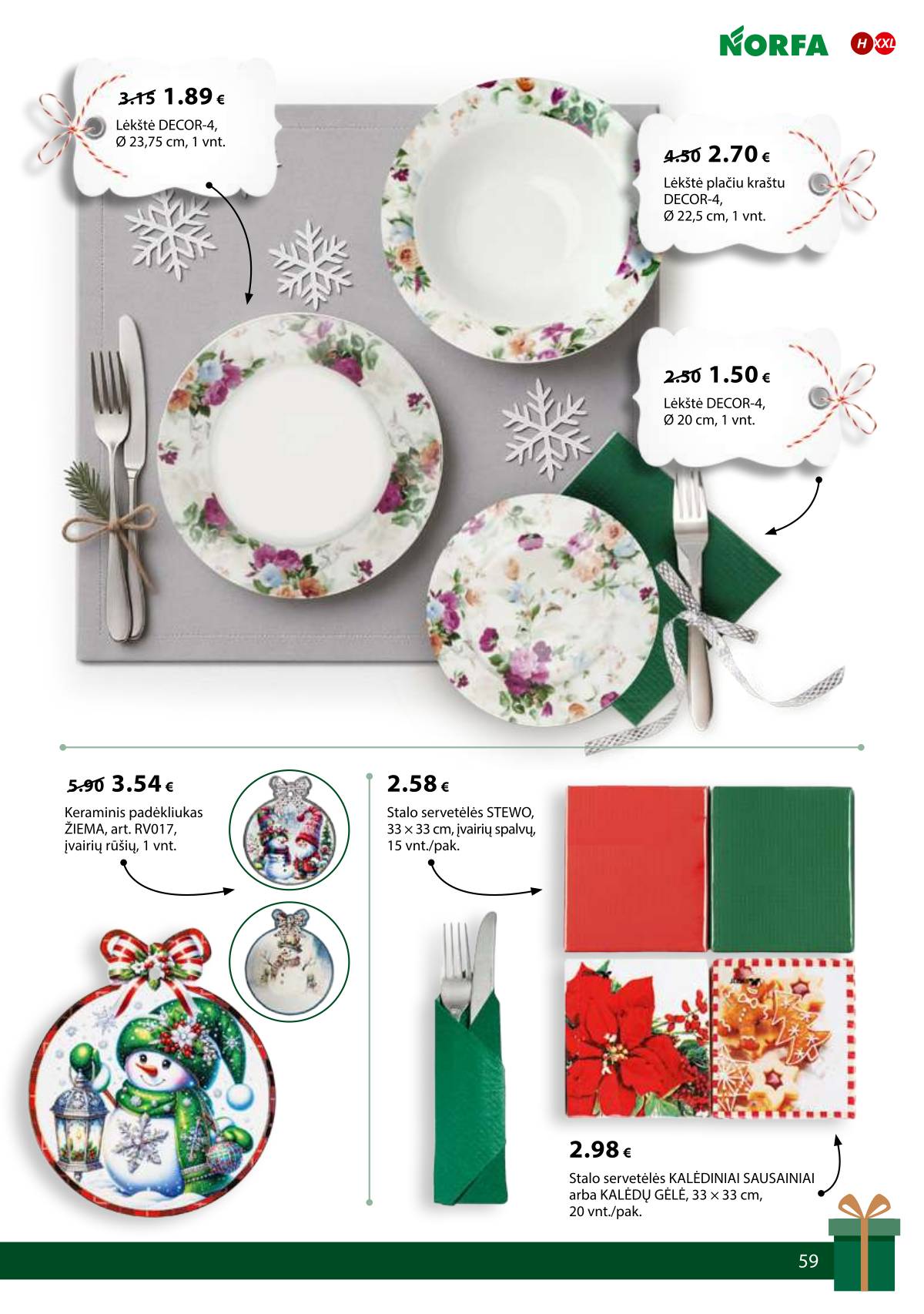 Norfa - IŠSIRINK SAVO KALĖDAS 59 puslapis