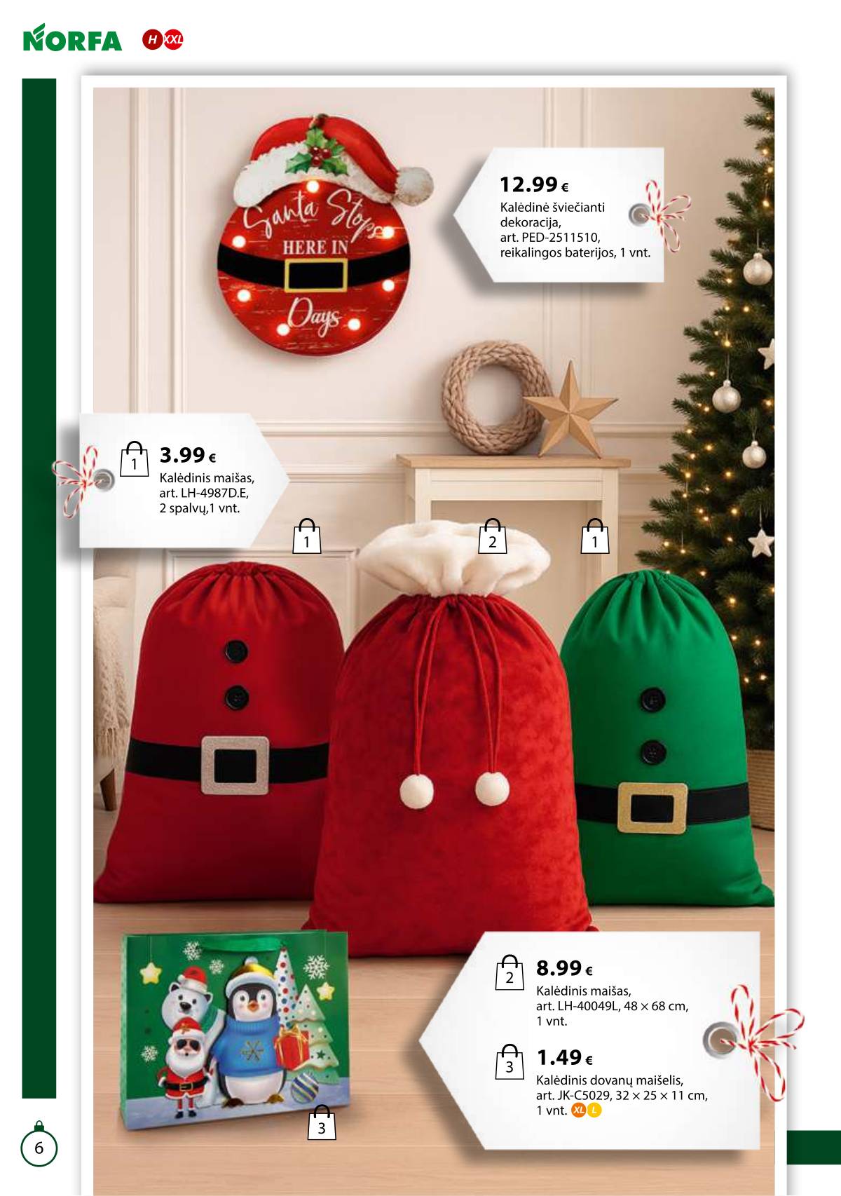 Norfa - IŠSIRINK SAVO KALĖDAS 6 puslapis