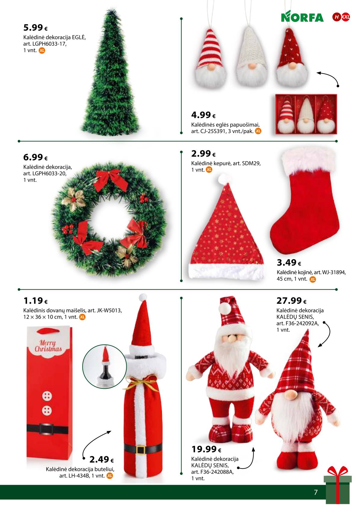 Norfa - IŠSIRINK SAVO KALĖDAS 7 puslapis