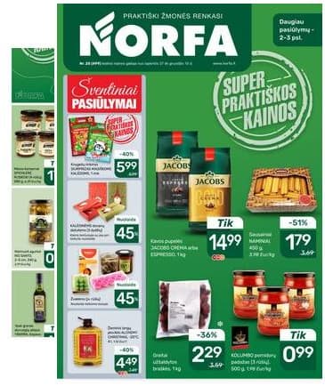 Norfa - Akcijų leidinys NORFA Nr. 25 (499) 2025-11-27 – 2025-12-10