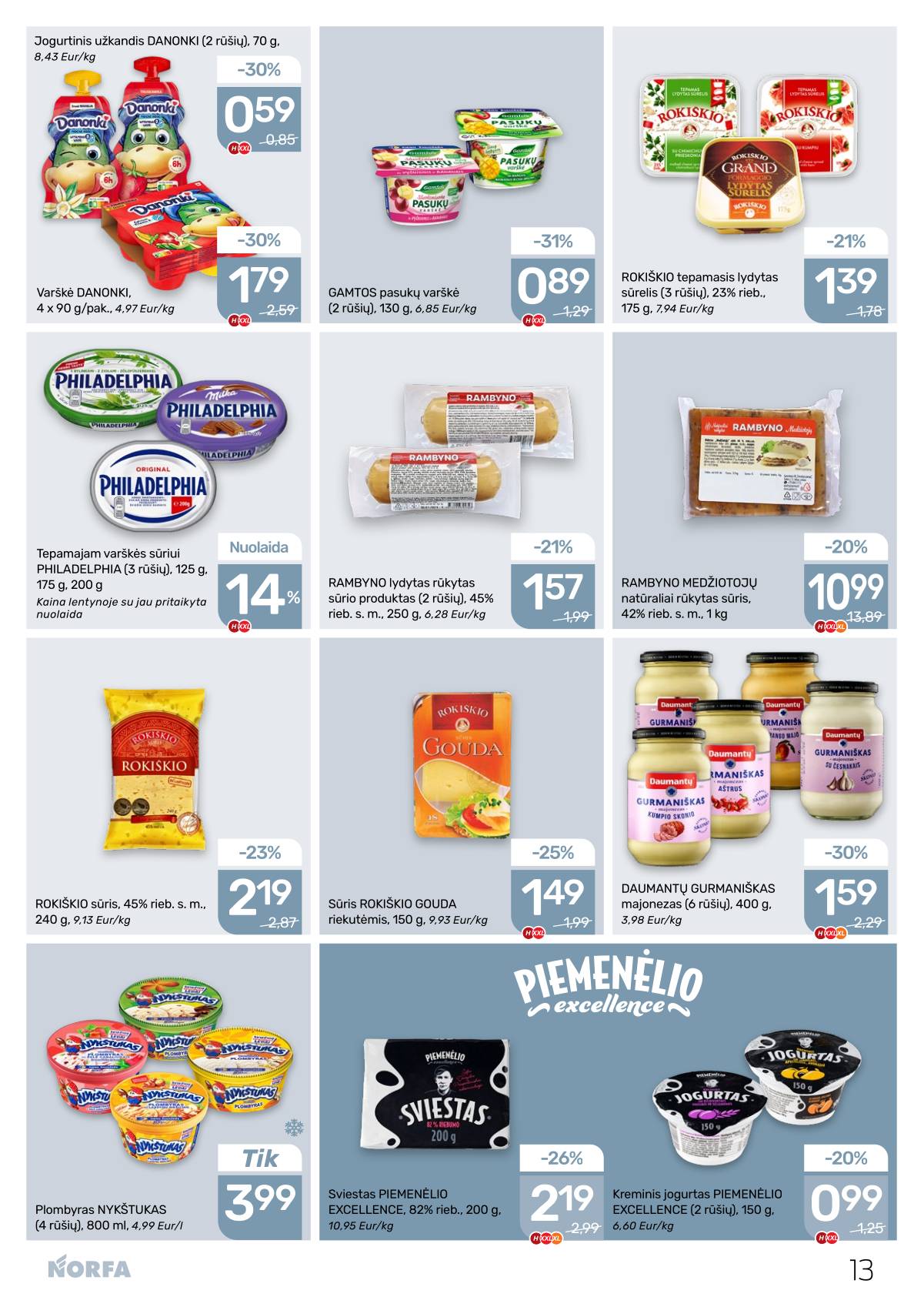 Norfa - Akcijų leidinys NORFA Nr. 25 (499) 13 puslapis