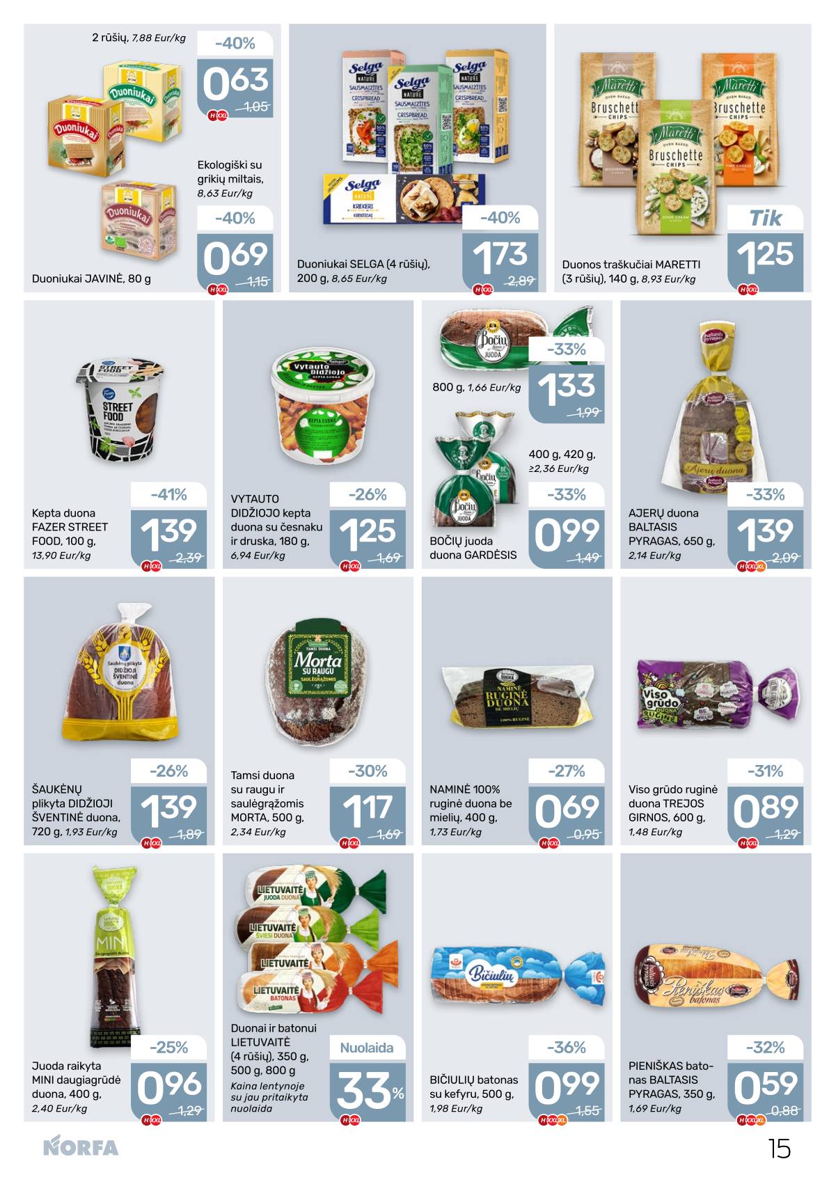 Norfa - Akcijų leidinys NORFA Nr. 25 (499) 15 puslapis