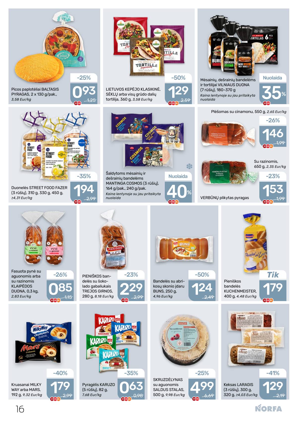 Norfa - Akcijų leidinys NORFA Nr. 25 (499) 16 puslapis