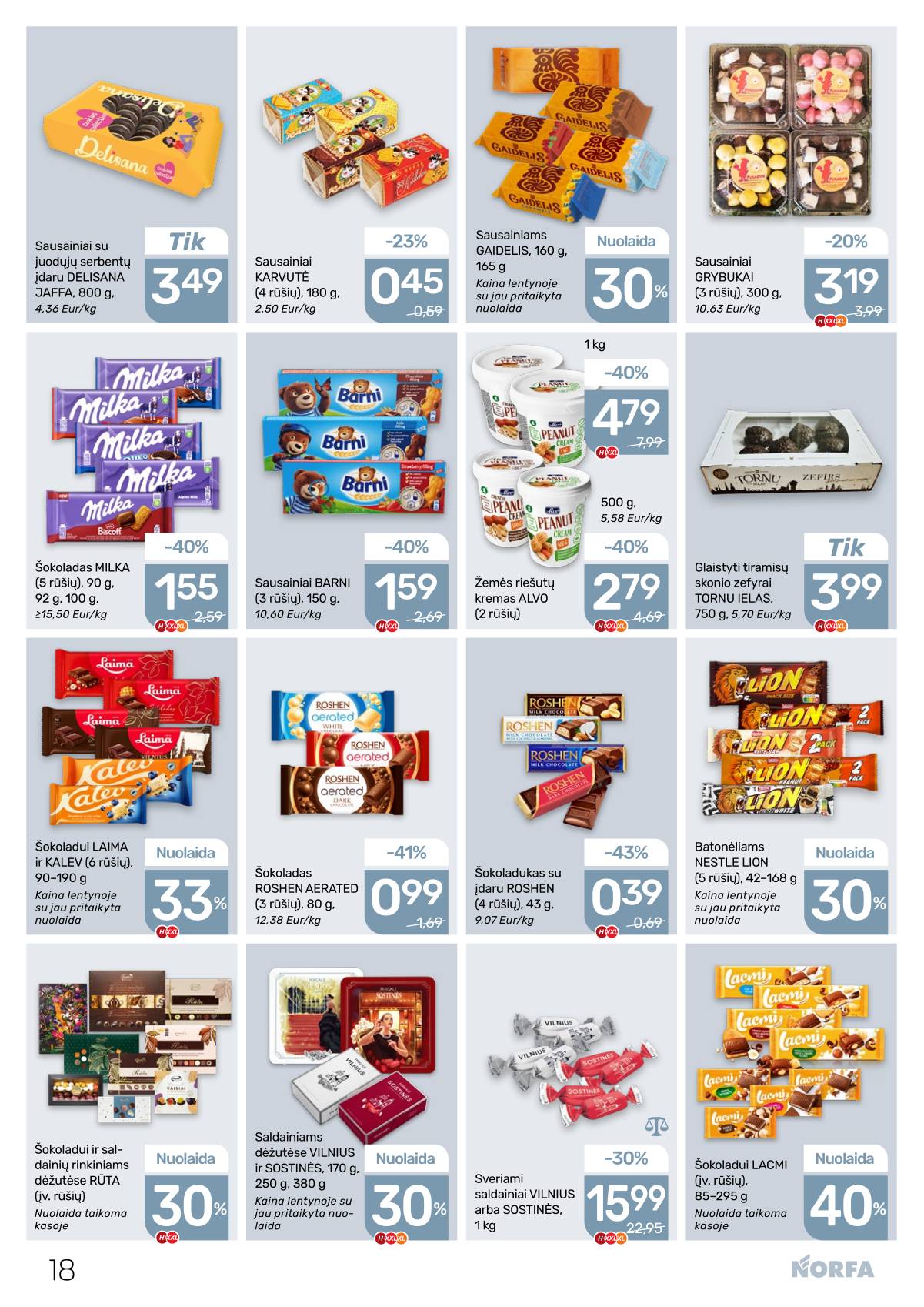 Norfa - Akcijų leidinys NORFA Nr. 25 (499) 18 puslapis