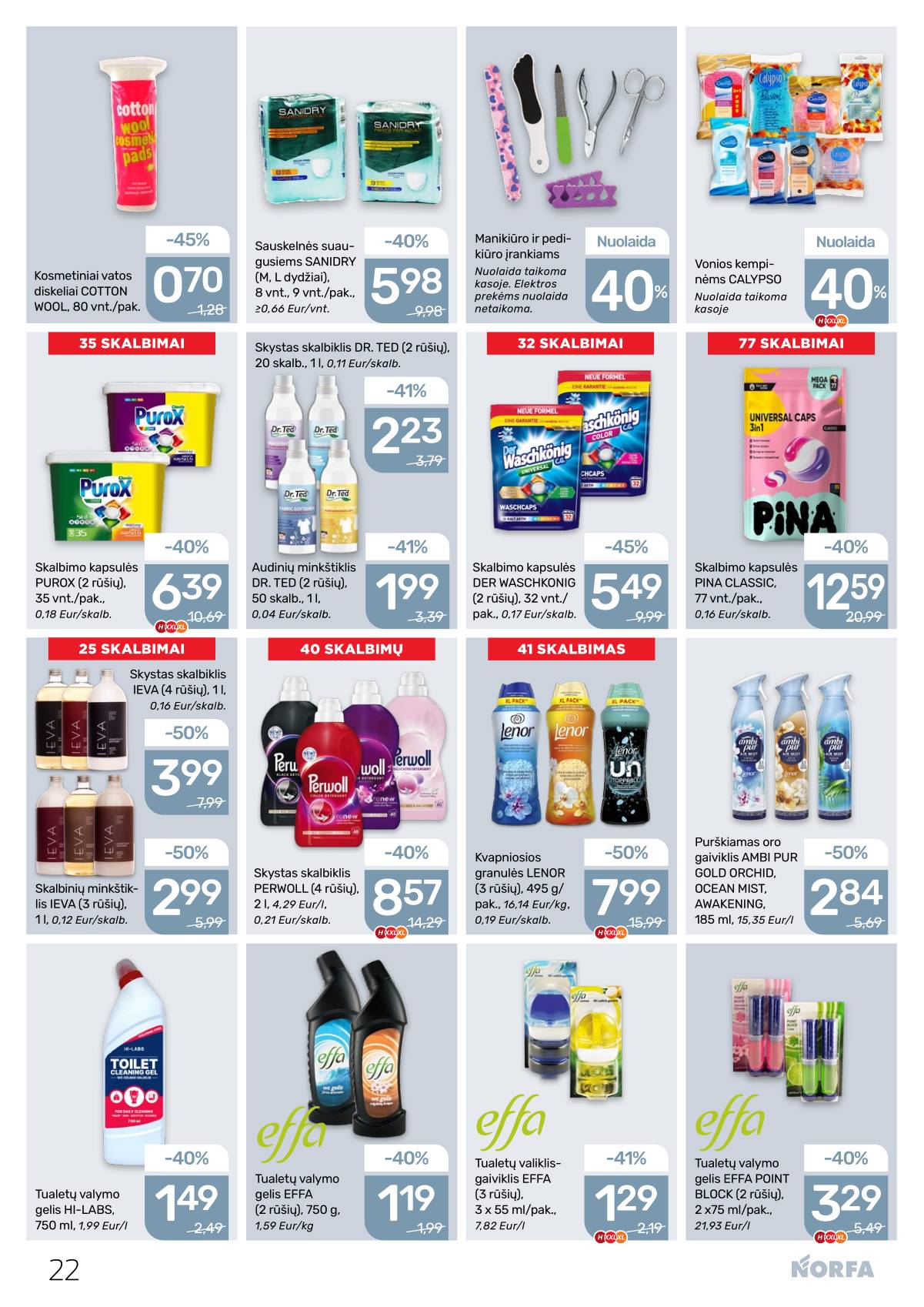 Norfa - Akcijų leidinys NORFA Nr. 25 (499) 22 puslapis