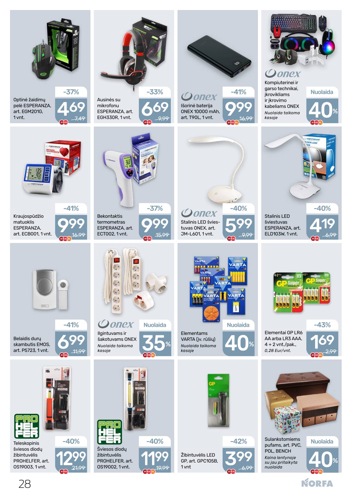 Norfa - Akcijų leidinys NORFA Nr. 25 (499) 28 puslapis