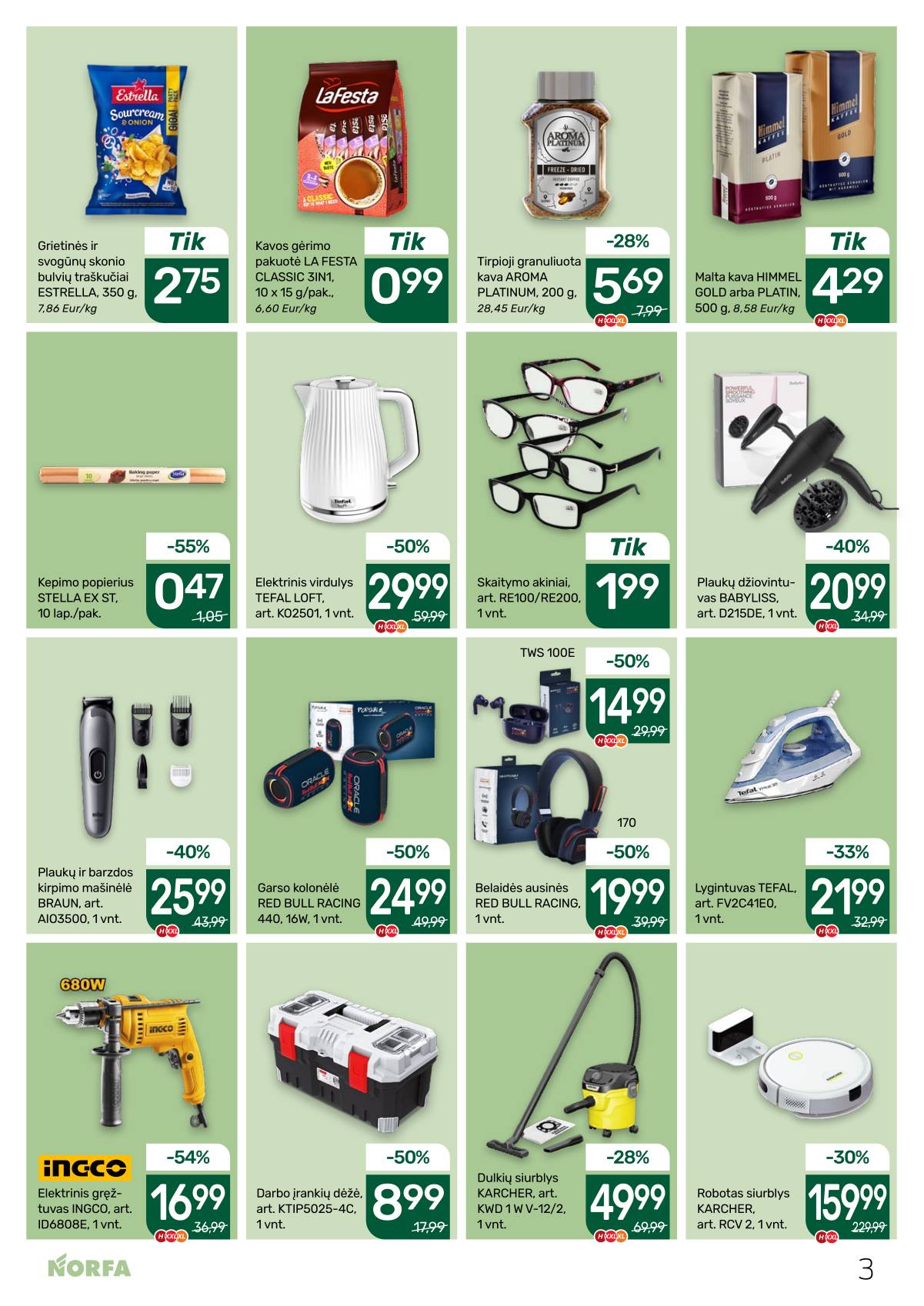 Norfa - Akcijų leidinys NORFA Nr. 25 (499) 3 puslapis