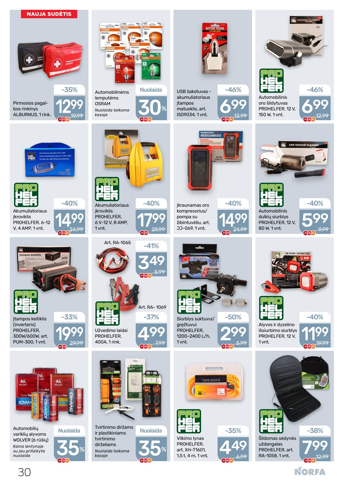 Norfa - Akcijų leidinys NORFA Nr. 25 (499) 30 puslapis