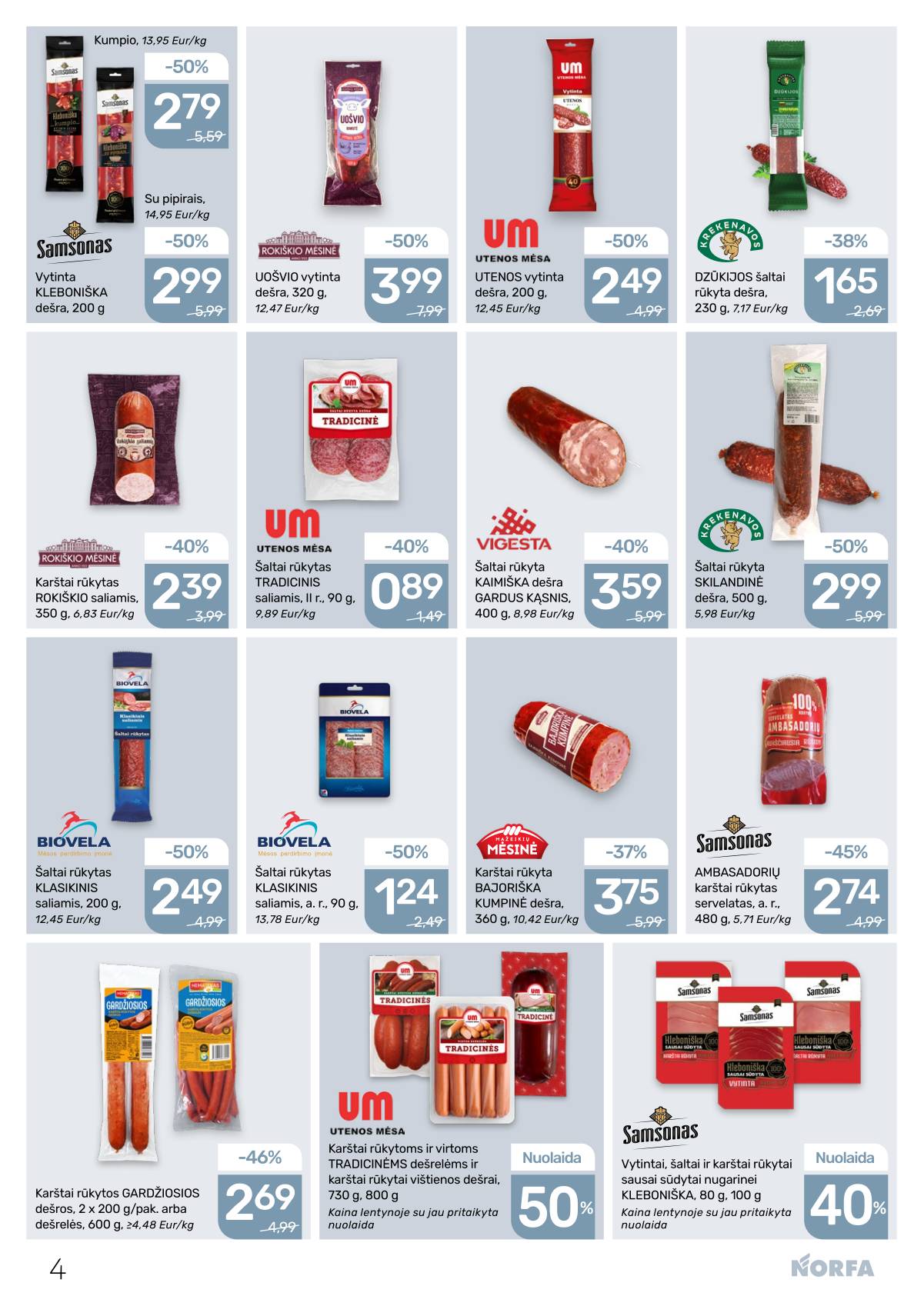 Norfa - Akcijų leidinys NORFA Nr. 25 (499) 4 puslapis