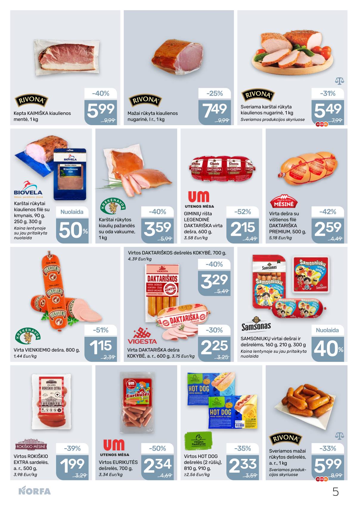 Norfa - Akcijų leidinys NORFA Nr. 25 (499) 5 puslapis