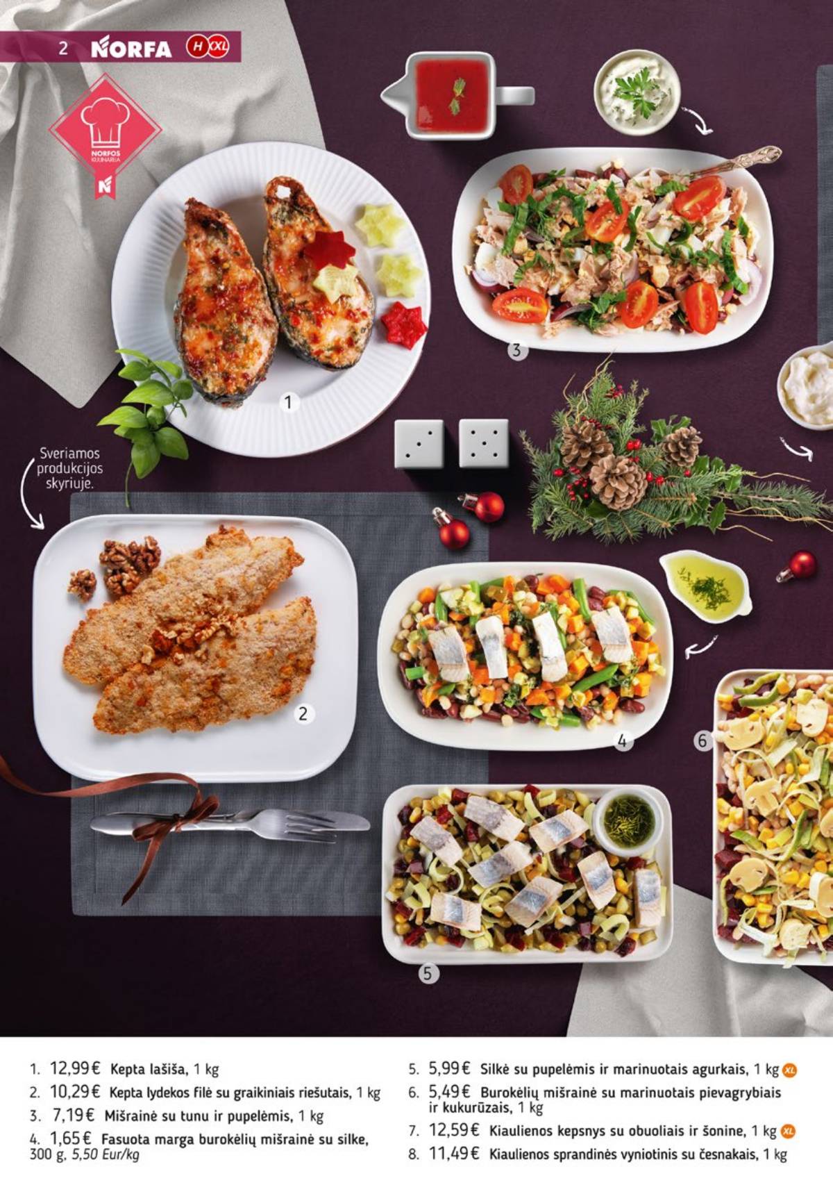 Norfa - NORFA šventinis katalogas PARSINEŠKITE NAMO KALĖDAS! 2 puslapis