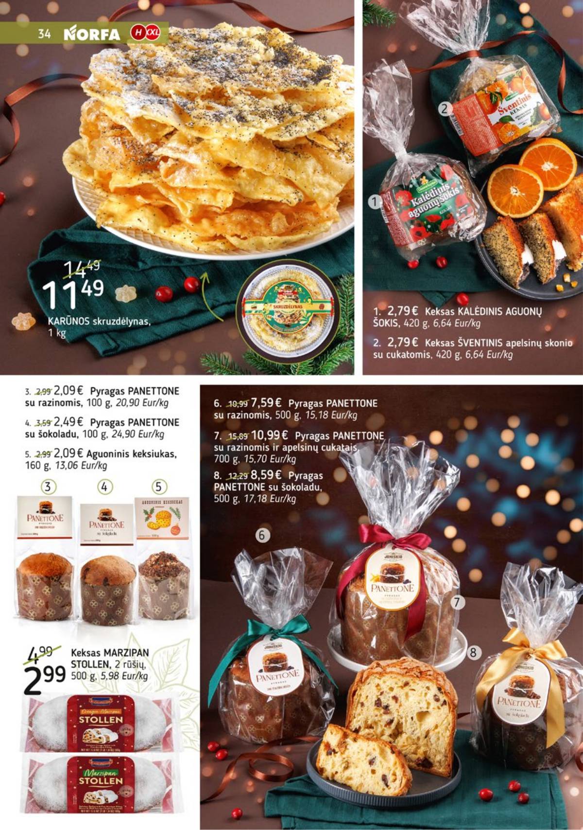 Norfa - NORFA šventinis katalogas PARSINEŠKITE NAMO KALĖDAS! 34 puslapis