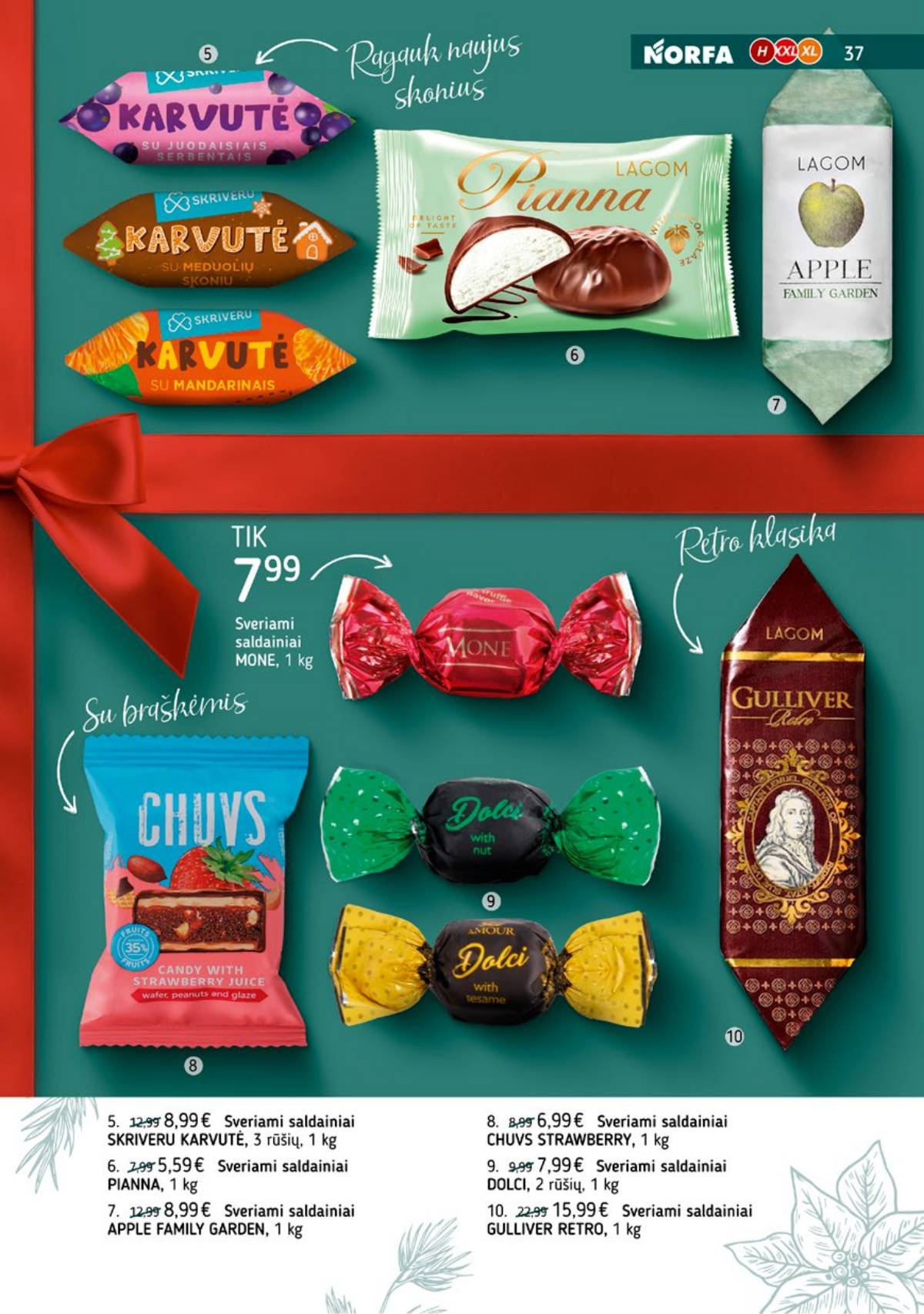 Norfa - NORFA šventinis katalogas PARSINEŠKITE NAMO KALĖDAS! 37 puslapis