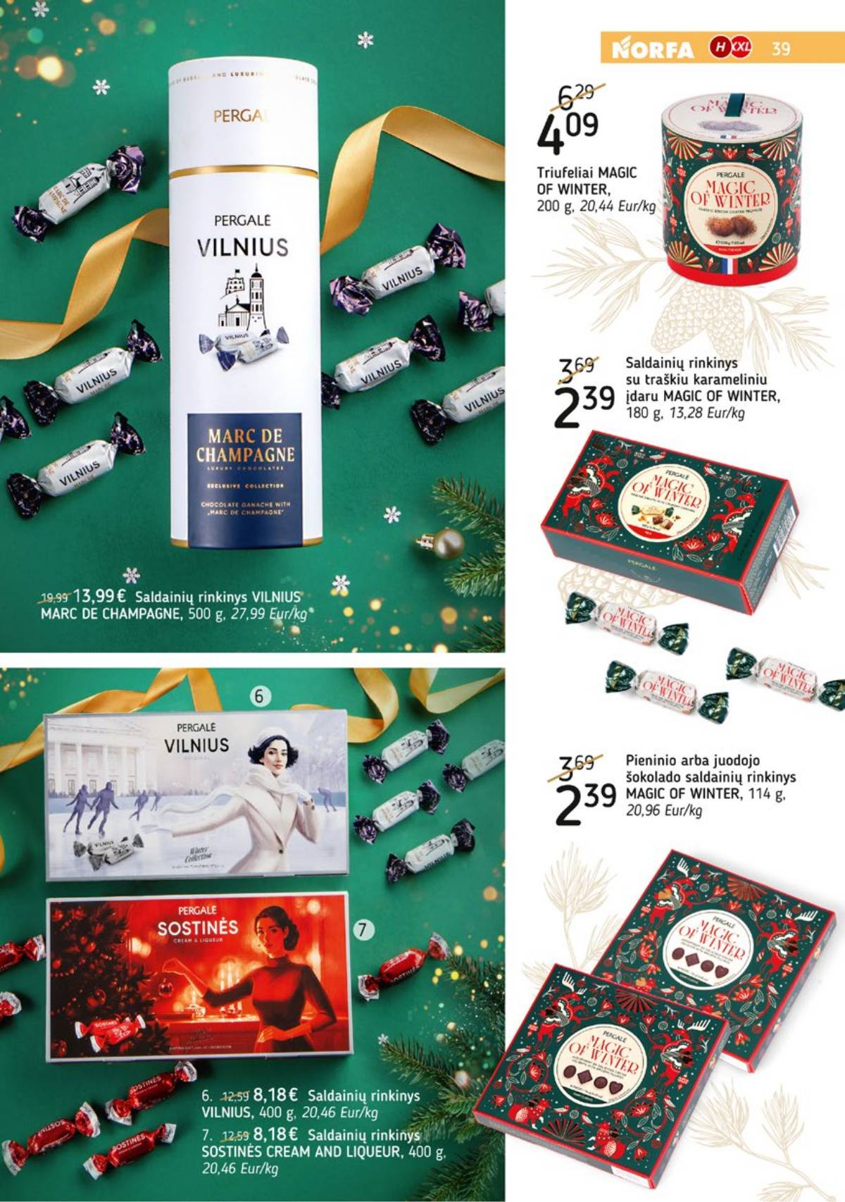 Norfa - NORFA šventinis katalogas PARSINEŠKITE NAMO KALĖDAS! 39 puslapis