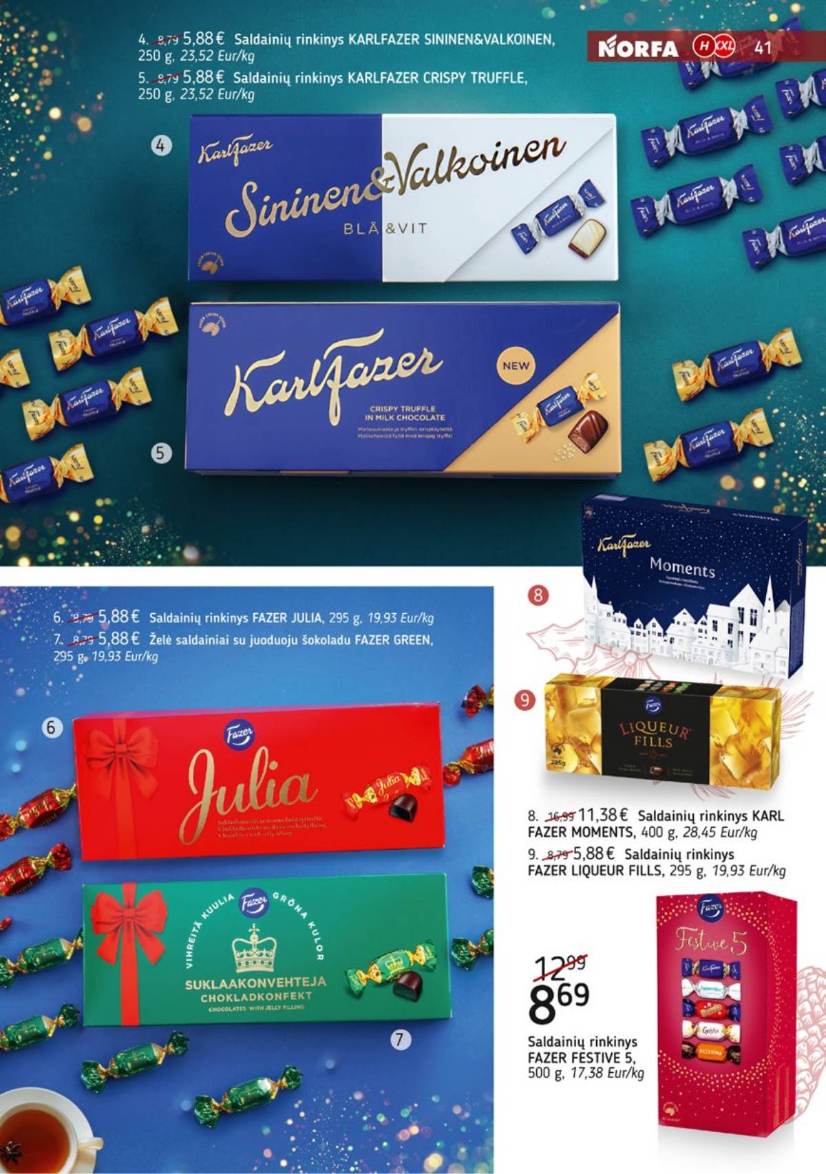 Norfa - NORFA šventinis katalogas PARSINEŠKITE NAMO KALĖDAS! 41 puslapis