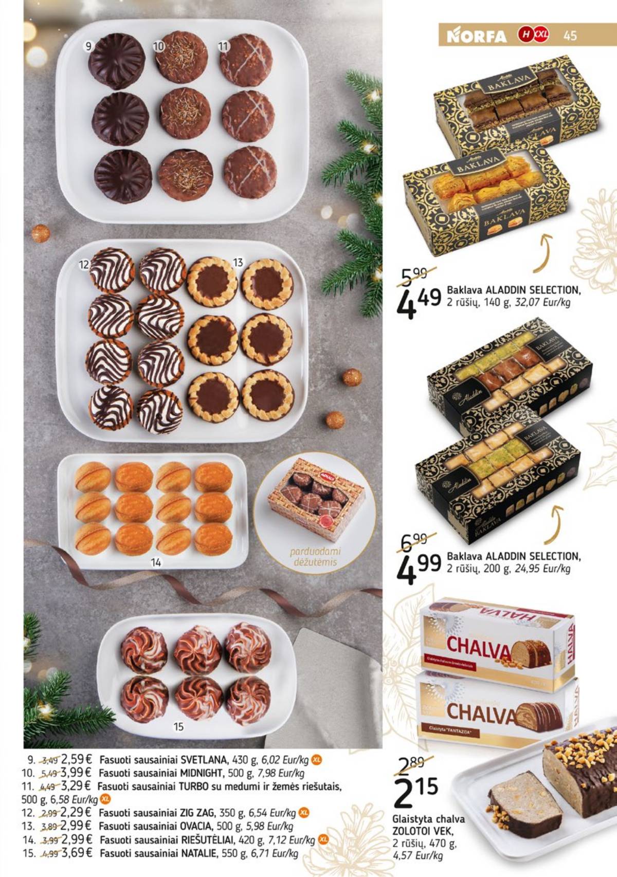 Norfa - NORFA šventinis katalogas PARSINEŠKITE NAMO KALĖDAS! 45 puslapis