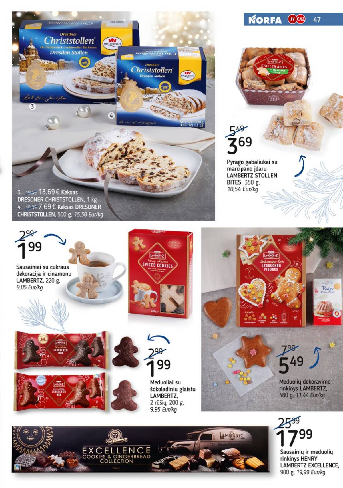 Norfa - NORFA šventinis katalogas PARSINEŠKITE NAMO KALĖDAS! 47 puslapis
