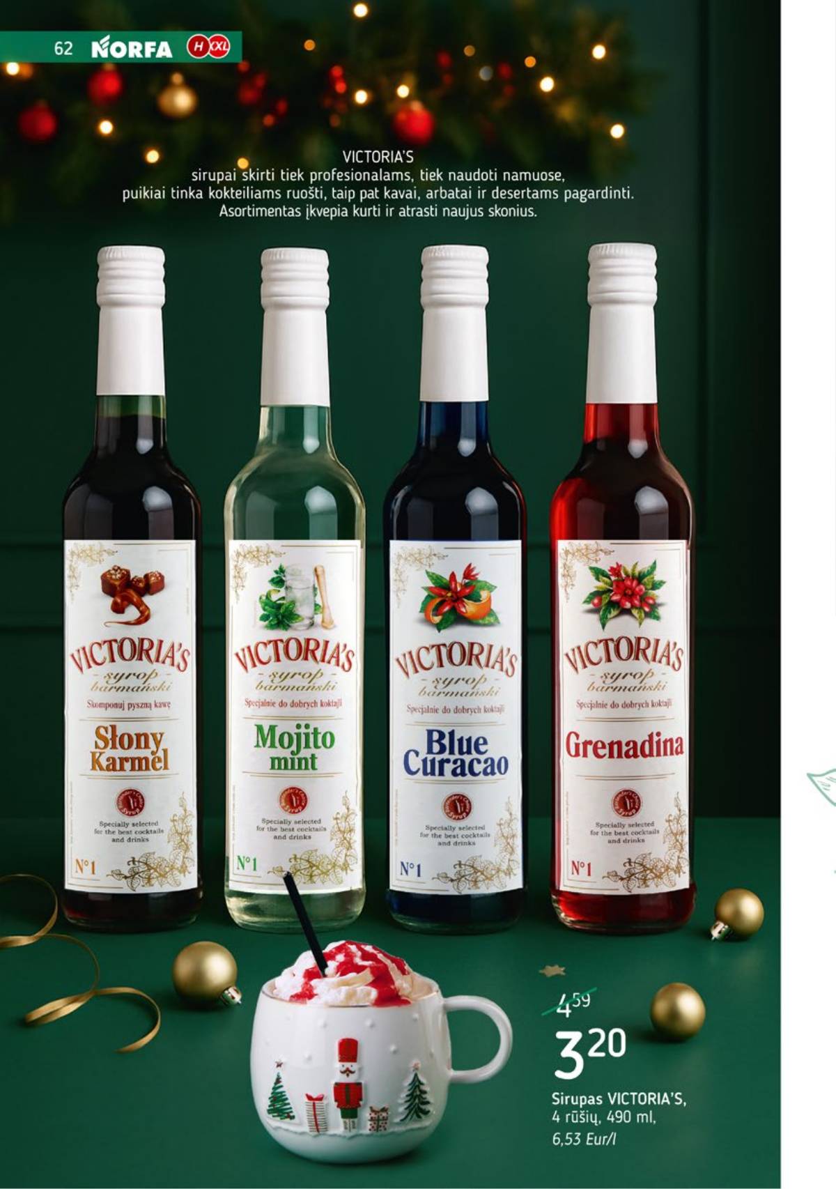 Norfa - NORFA šventinis katalogas PARSINEŠKITE NAMO KALĖDAS! 62 puslapis