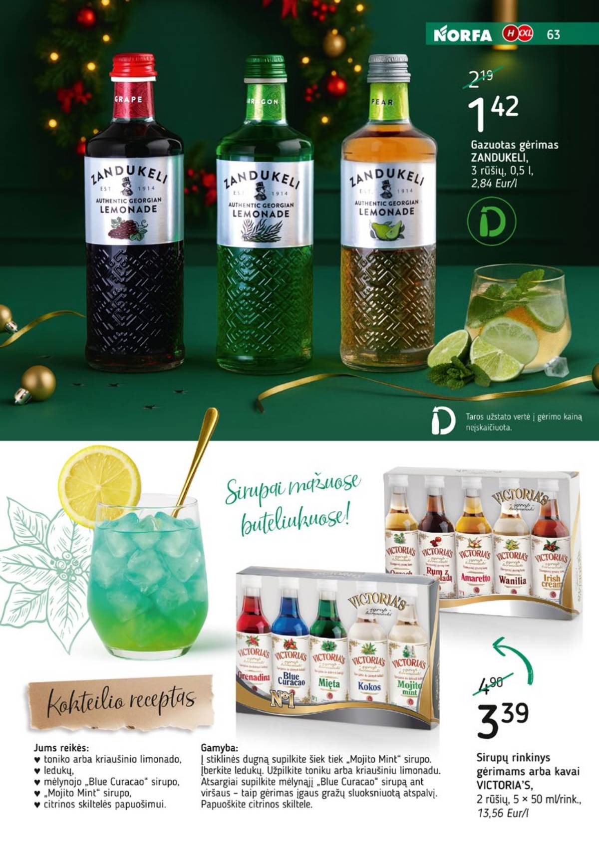 Norfa - NORFA šventinis katalogas PARSINEŠKITE NAMO KALĖDAS! 63 puslapis