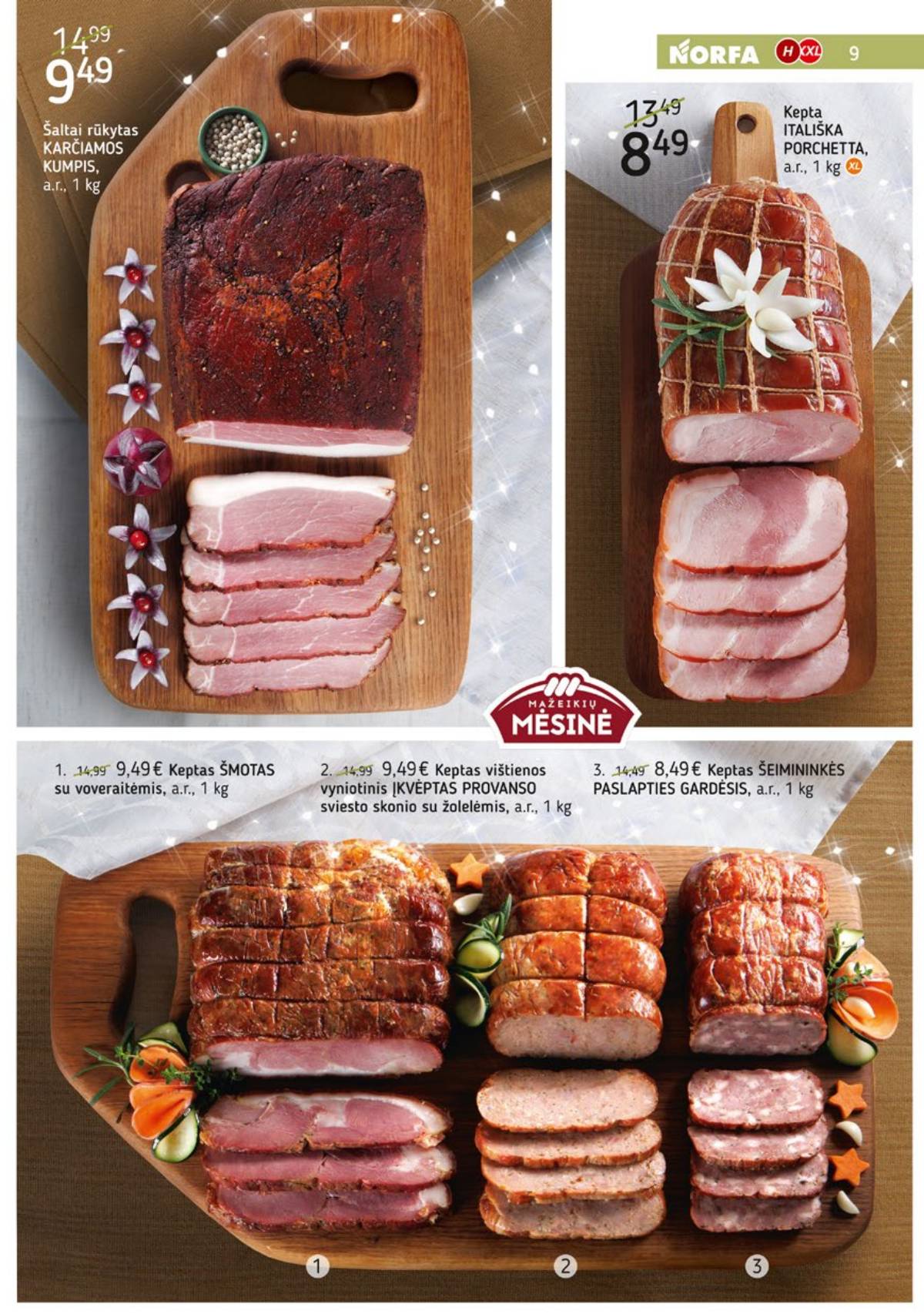 Norfa - NORFA šventinis katalogas PARSINEŠKITE NAMO KALĖDAS! 9 puslapis