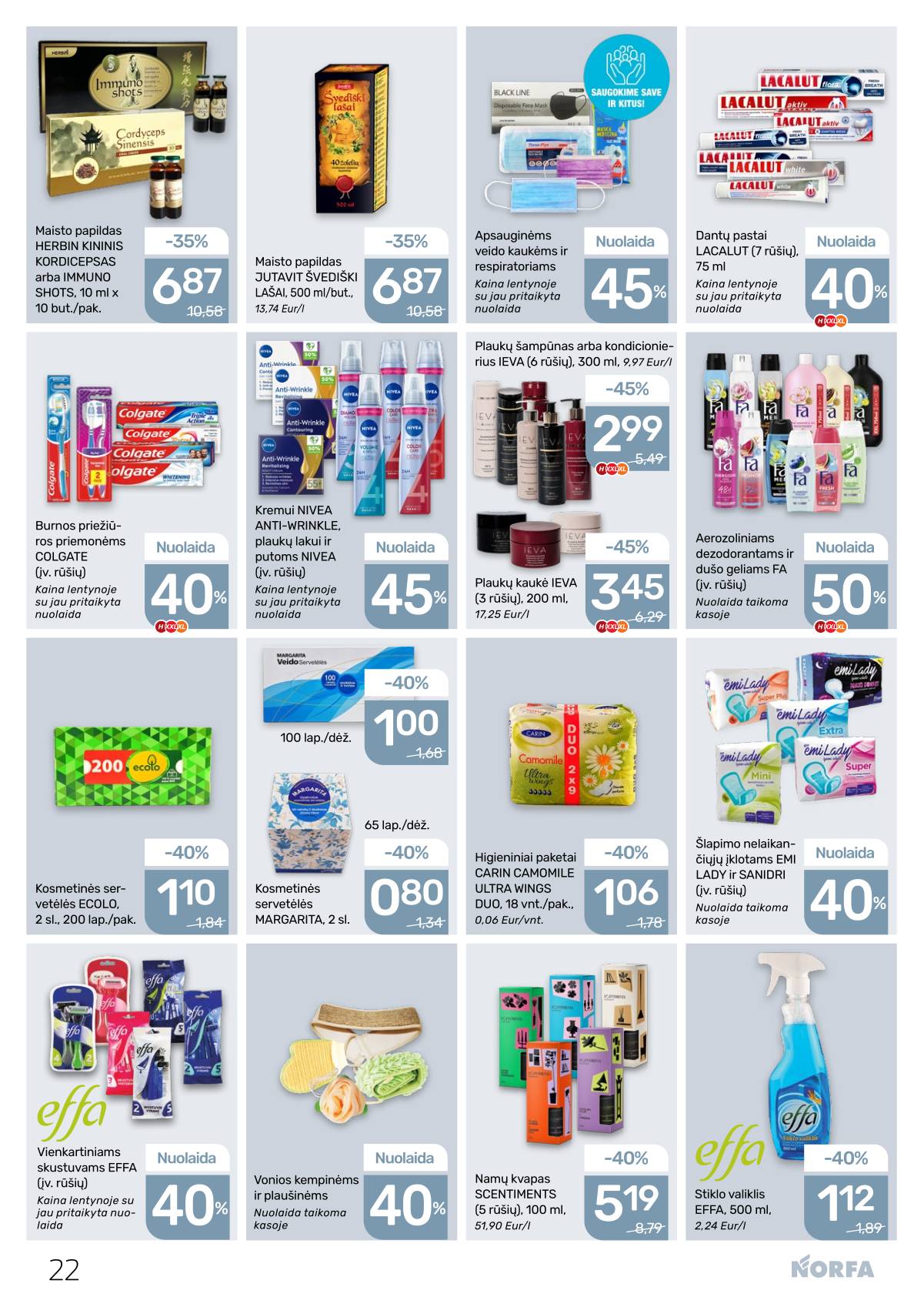 Norfa - NORFA Akcijų leidinys Nr. 26 (500) 22 puslapis