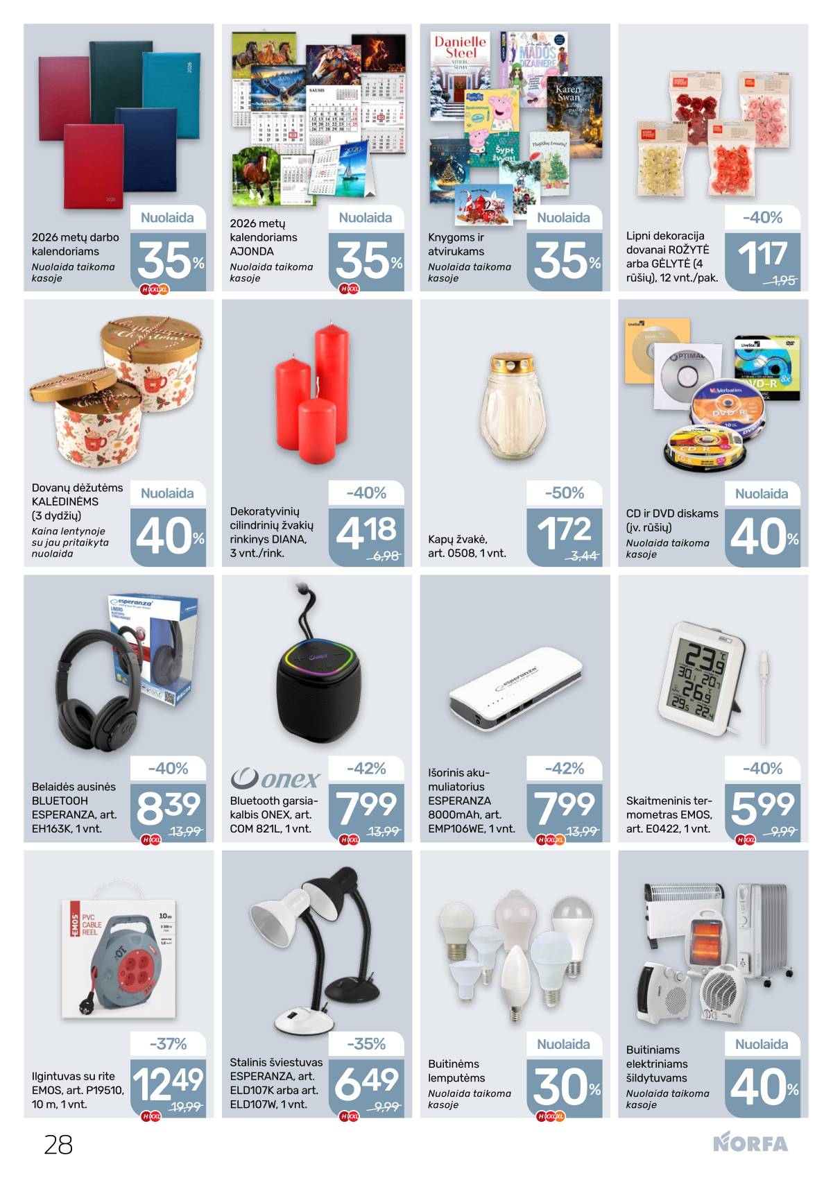 Norfa - NORFA Akcijų leidinys Nr. 26 (500) 28 puslapis