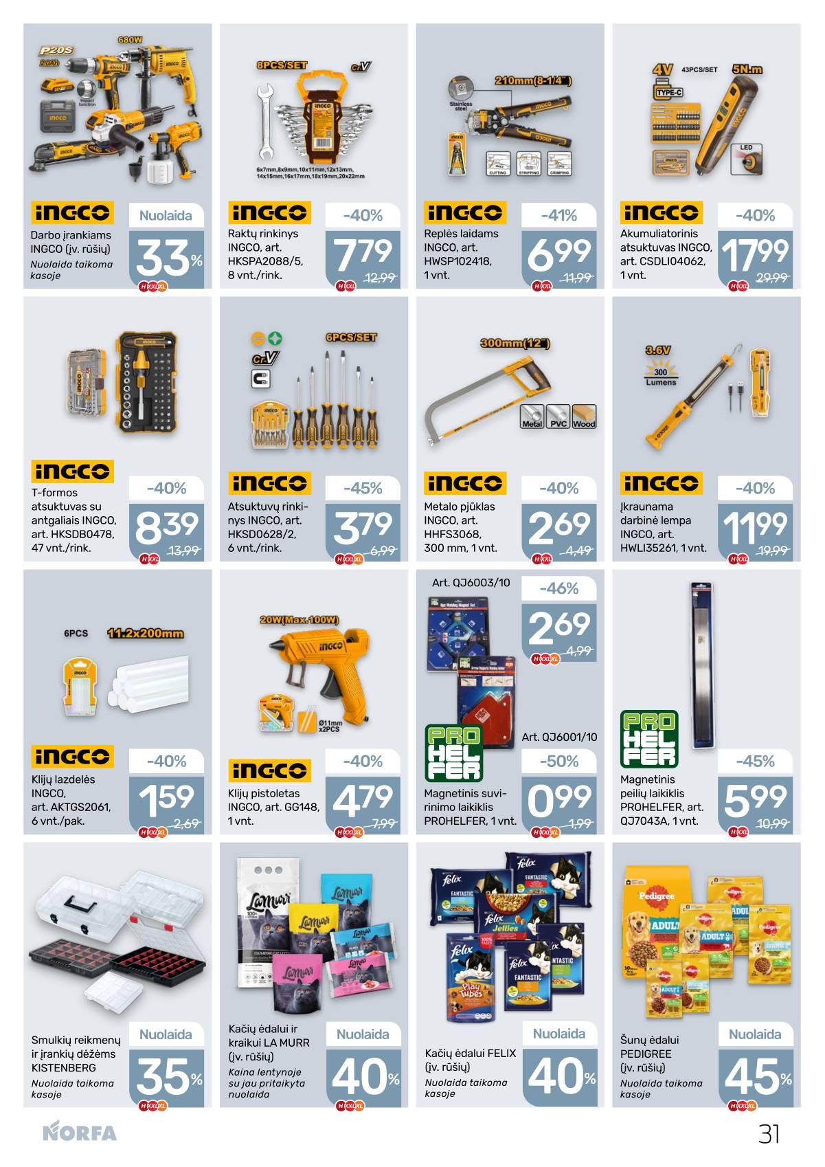 Norfa - NORFA Akcijų leidinys Nr. 26 (500) 31 puslapis