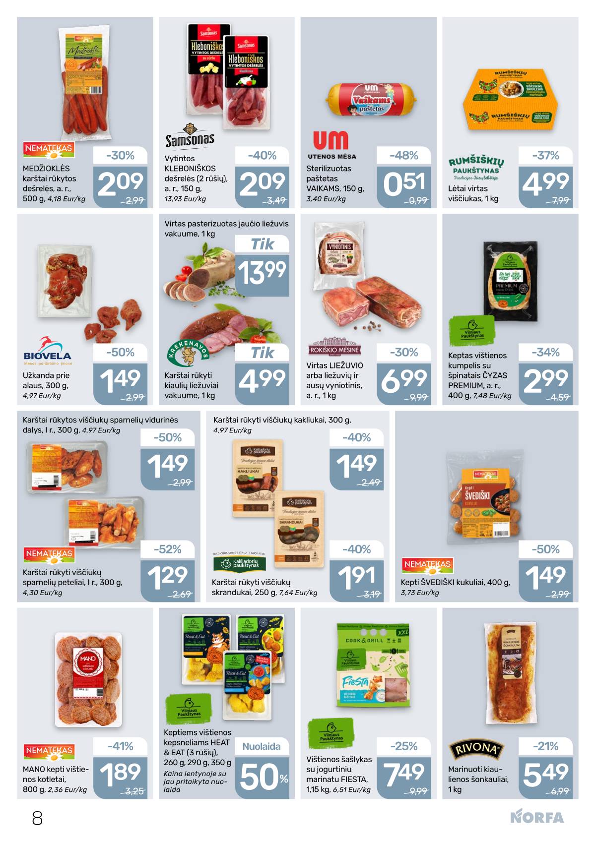 Norfa - NORFA Akcijų leidinys Nr. 26 (500) 8 puslapis