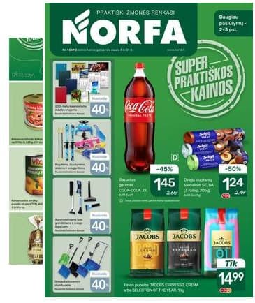 Norfa - NORFA Akcijų leidinys Nr. 1 (501) 2026-01-08 – 2026-01-21