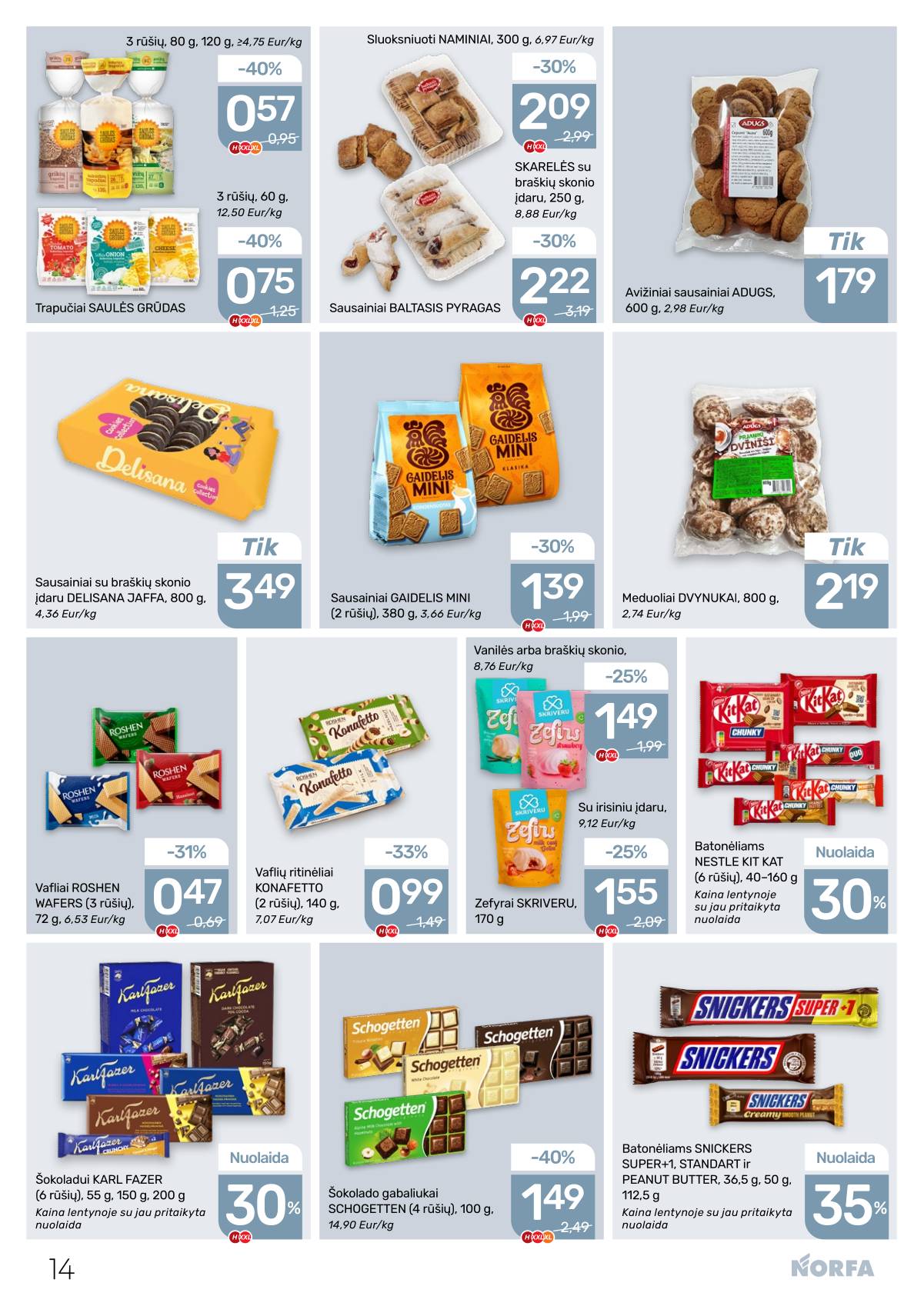 Norfa - NORFA Akcijų leidinys Nr. 1 (501) 14 puslapis