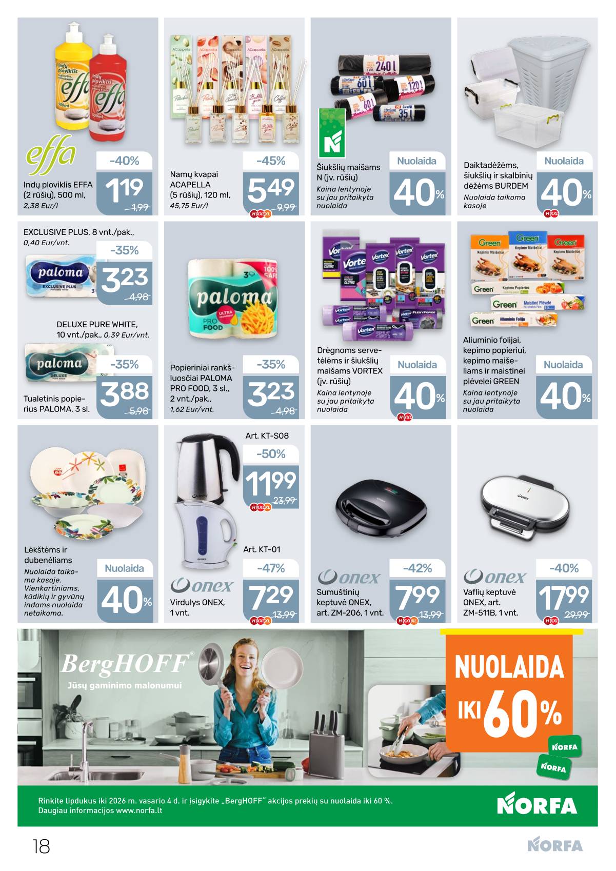 Norfa - NORFA Akcijų leidinys Nr. 1 (501) 18 puslapis