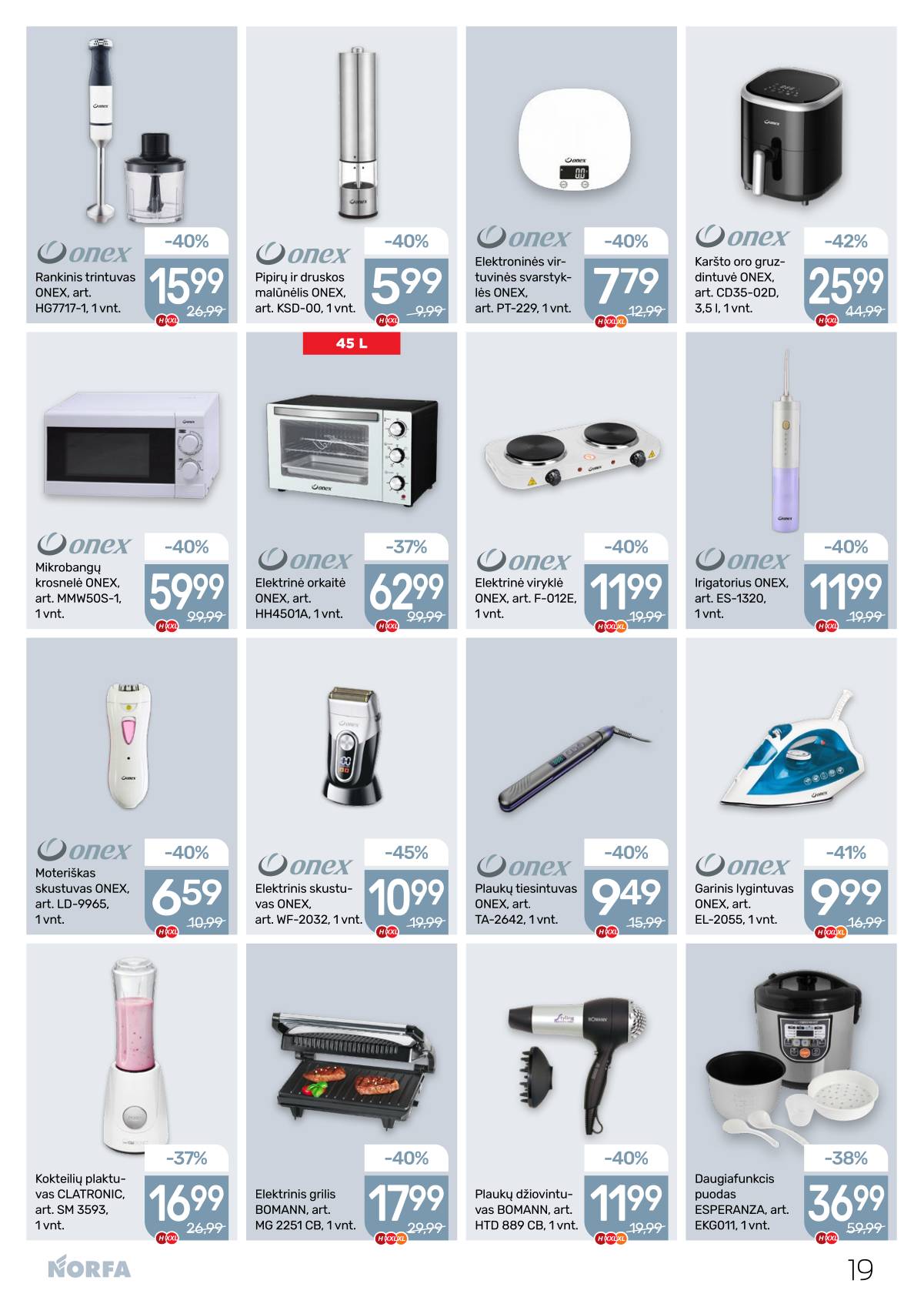 Norfa - NORFA Akcijų leidinys Nr. 1 (501) 19 puslapis