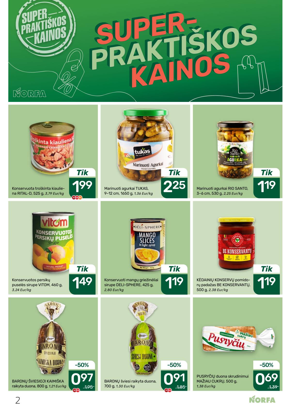 Norfa - NORFA Akcijų leidinys Nr. 1 (501) 2 puslapis