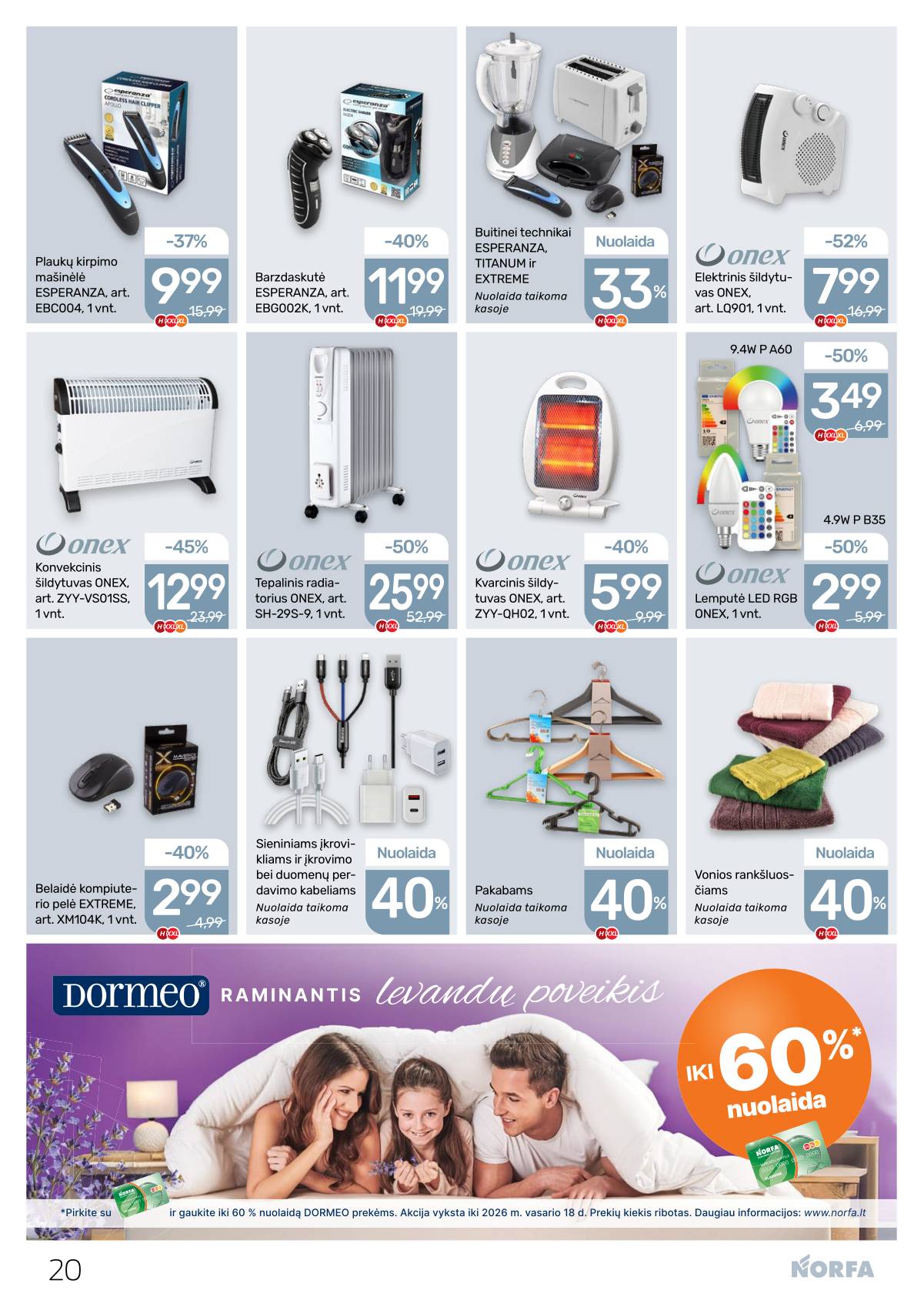 Norfa - NORFA Akcijų leidinys Nr. 1 (501) 20 puslapis