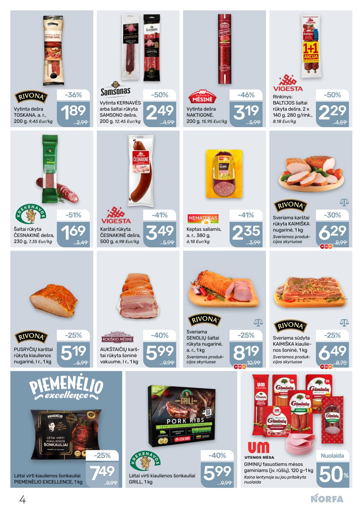 Norfa - NORFA Akcijų leidinys Nr. 1 (501) 4 puslapis