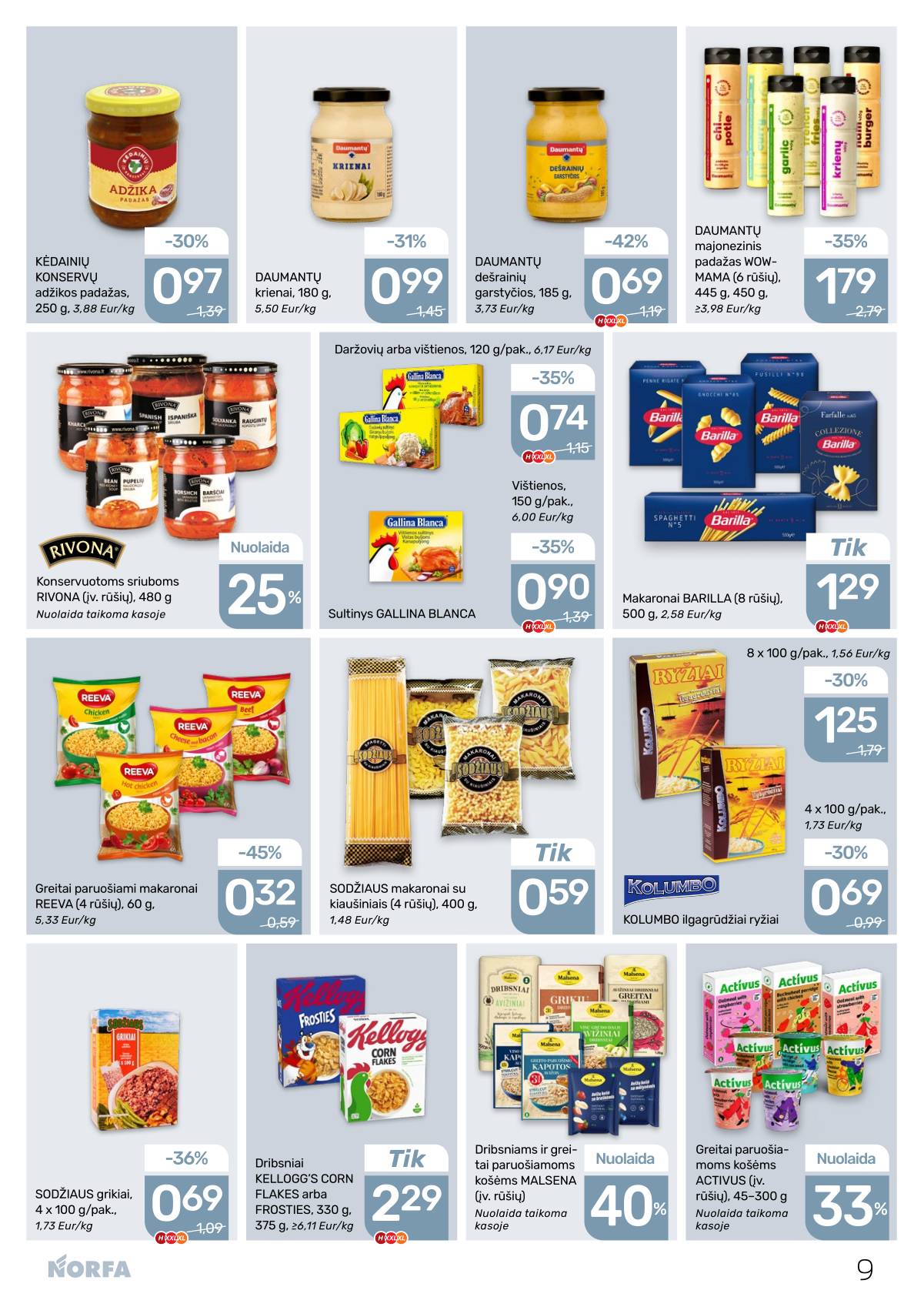 Norfa - NORFA Akcijų leidinys Nr. 1 (501) 9 puslapis