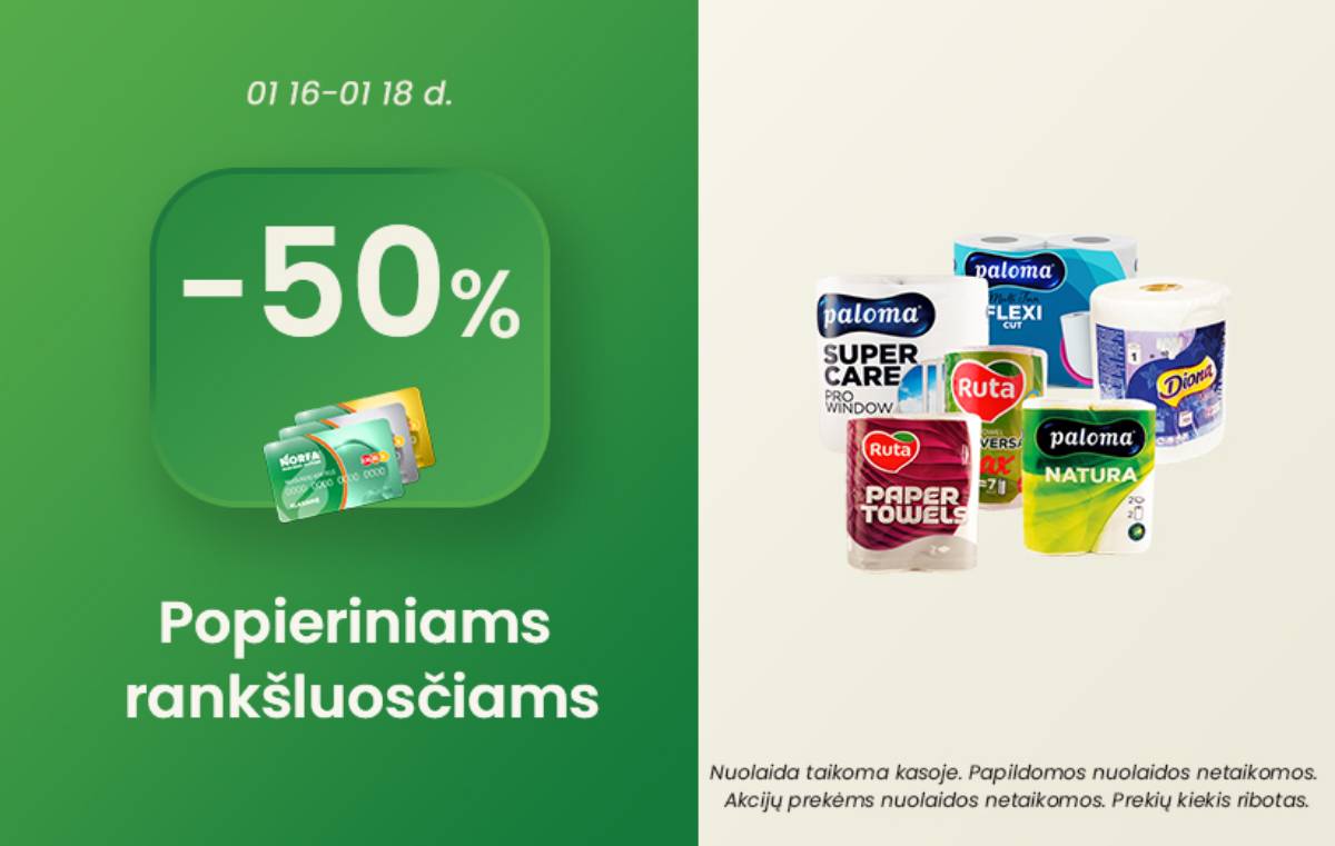 Norfa - Norfa savaitgalio akcijų leidinys | 2026-01-16 - 2025-01-18 6 puslapis